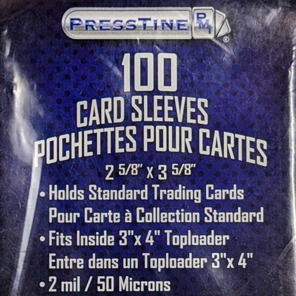 Presstine 100 Card Sleeves – Portage MCC