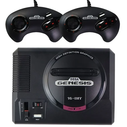 Sega Genesis Mini MK-16000 Video Game System with Two USB