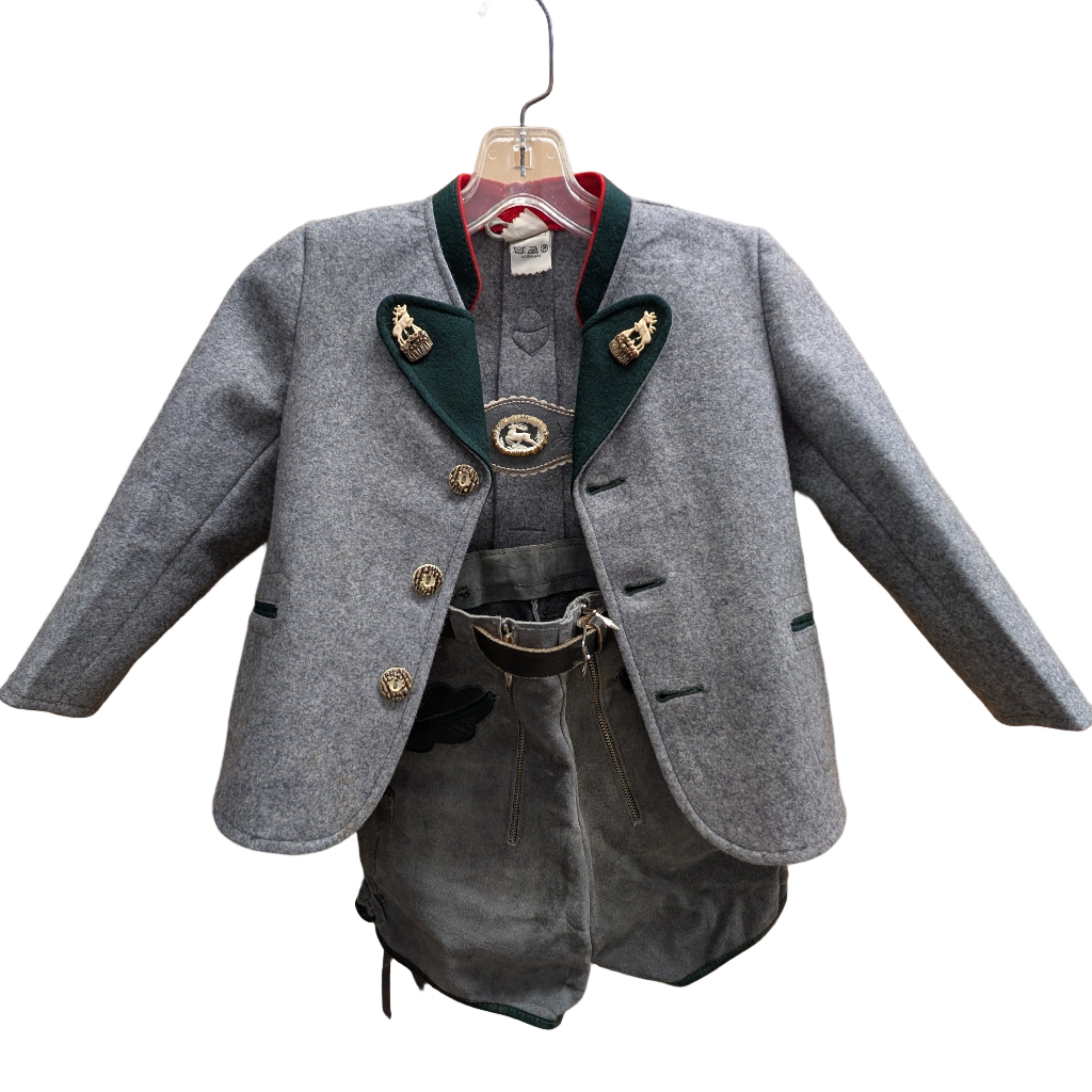 Vintage Tegernsee Boys Lederhosen Set