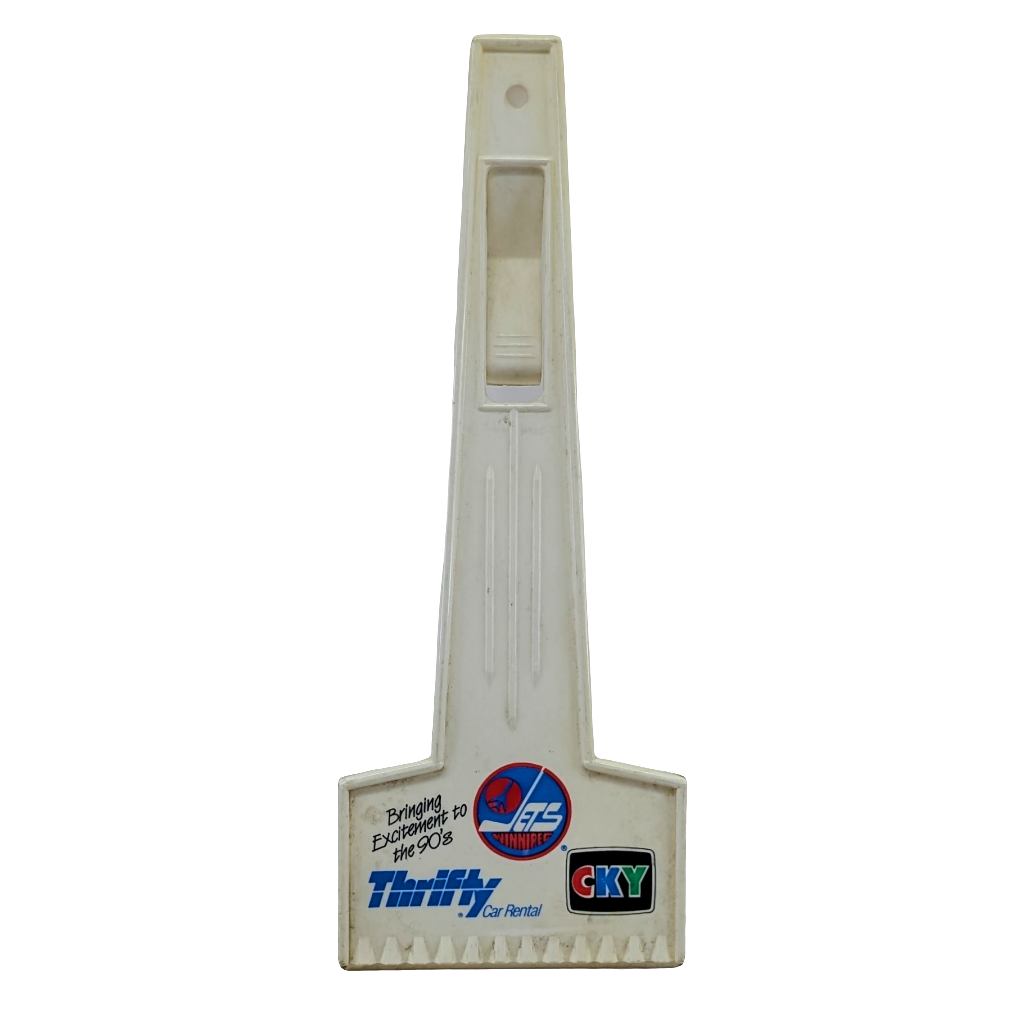 Vintage Winnipeg Jets 1990s Ice Scraper