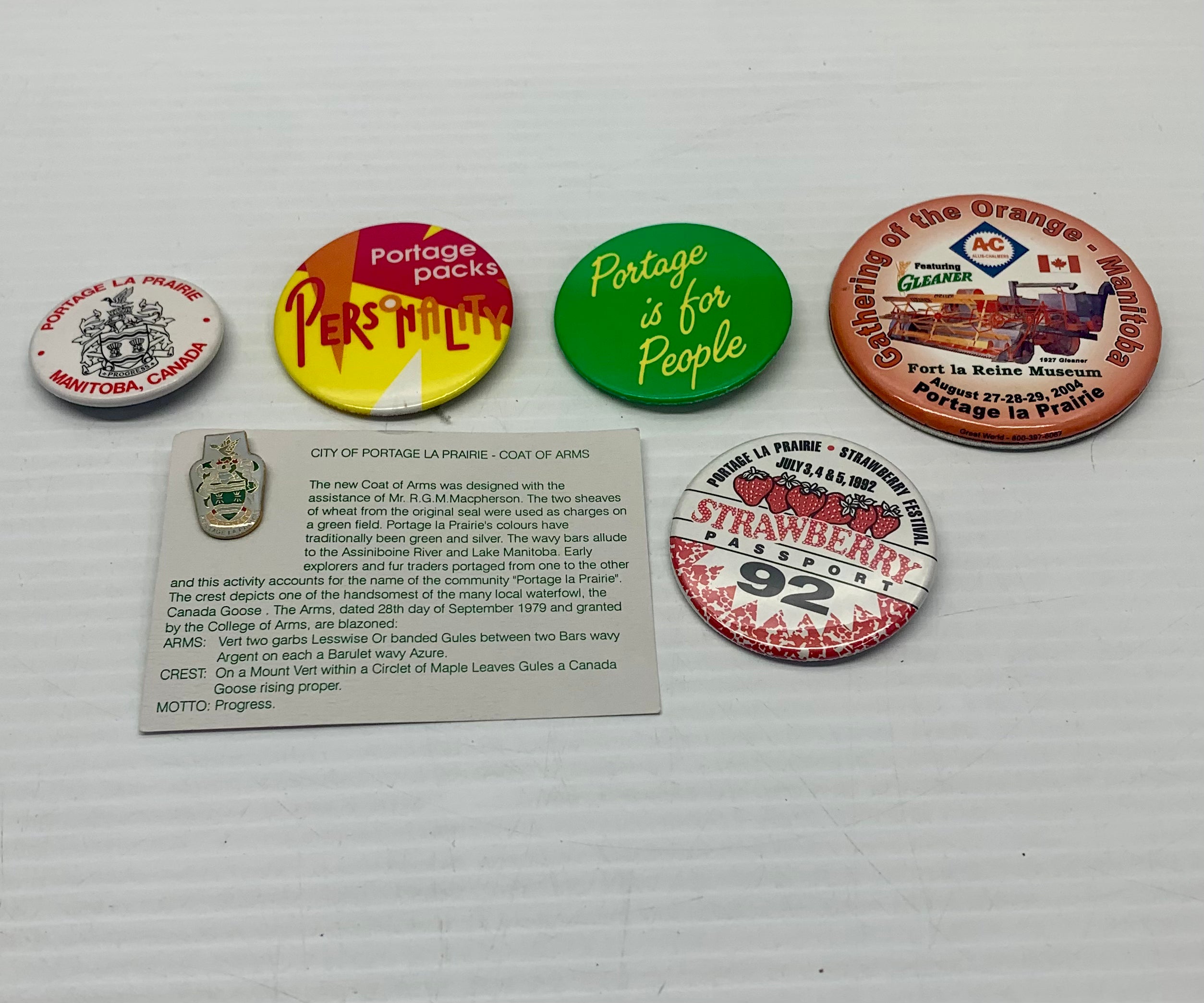 Portage La Prairie Pin Collection Portage MCC