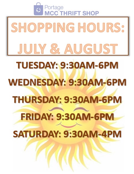 NEW Summer Hours 2023!