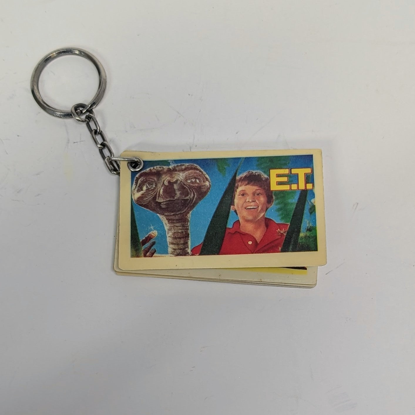 1980's ET Movie Picture Keychain