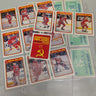 Collection of hockey trading cards featuring players from Central Red Army on a white background.