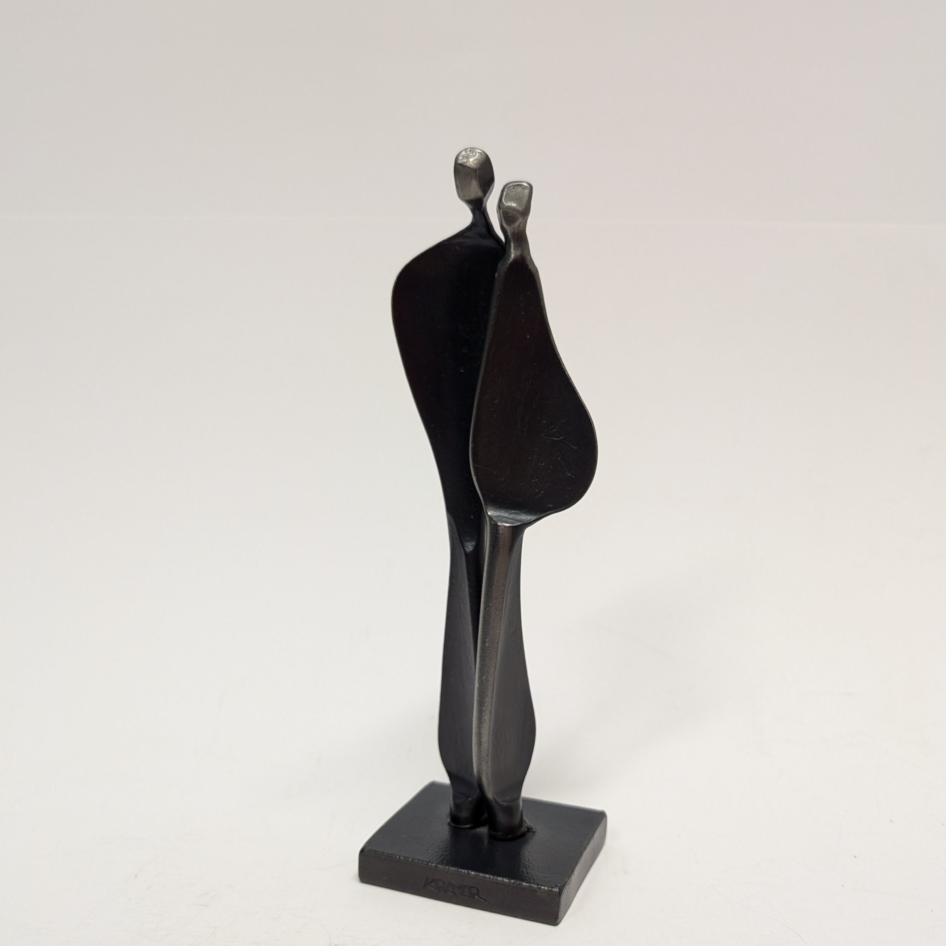 1997 Boris Kramer Steel Sculpture "Quiet Encounter"
