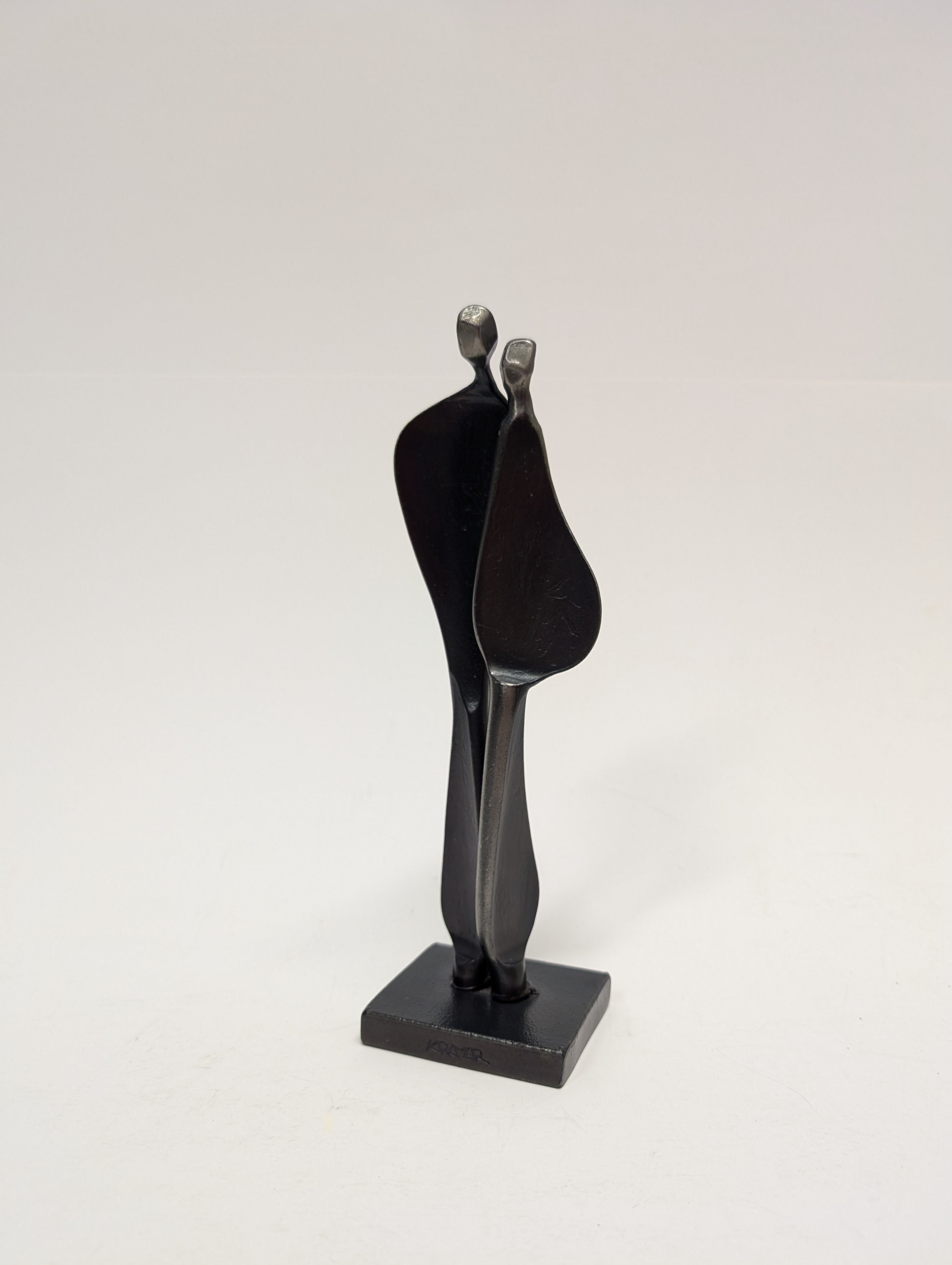 1997 Boris Kramer Steel Sculpture "Quiet Encounter"