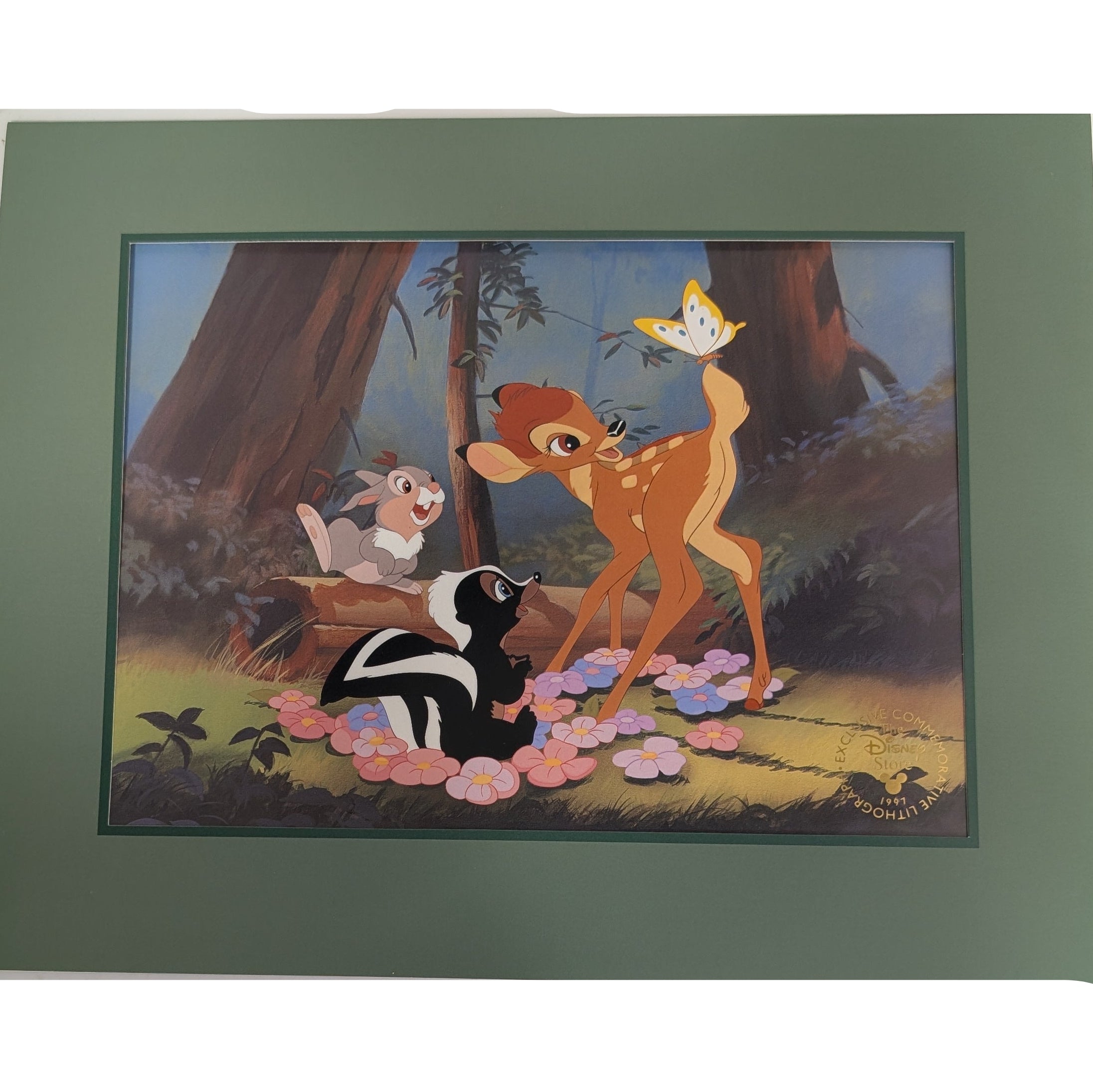 1997 Disney Bambi Lithograph