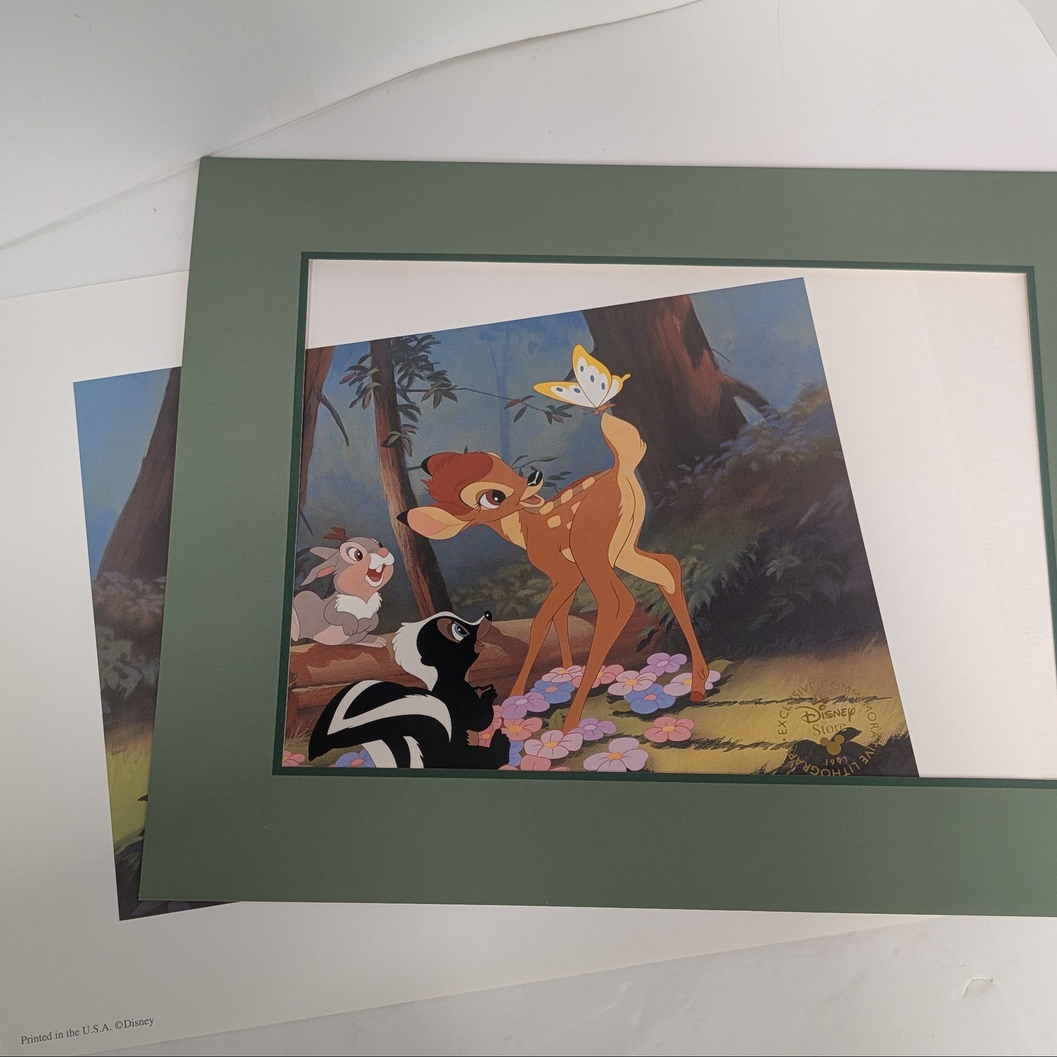 1997 Disney Bambi Lithograph