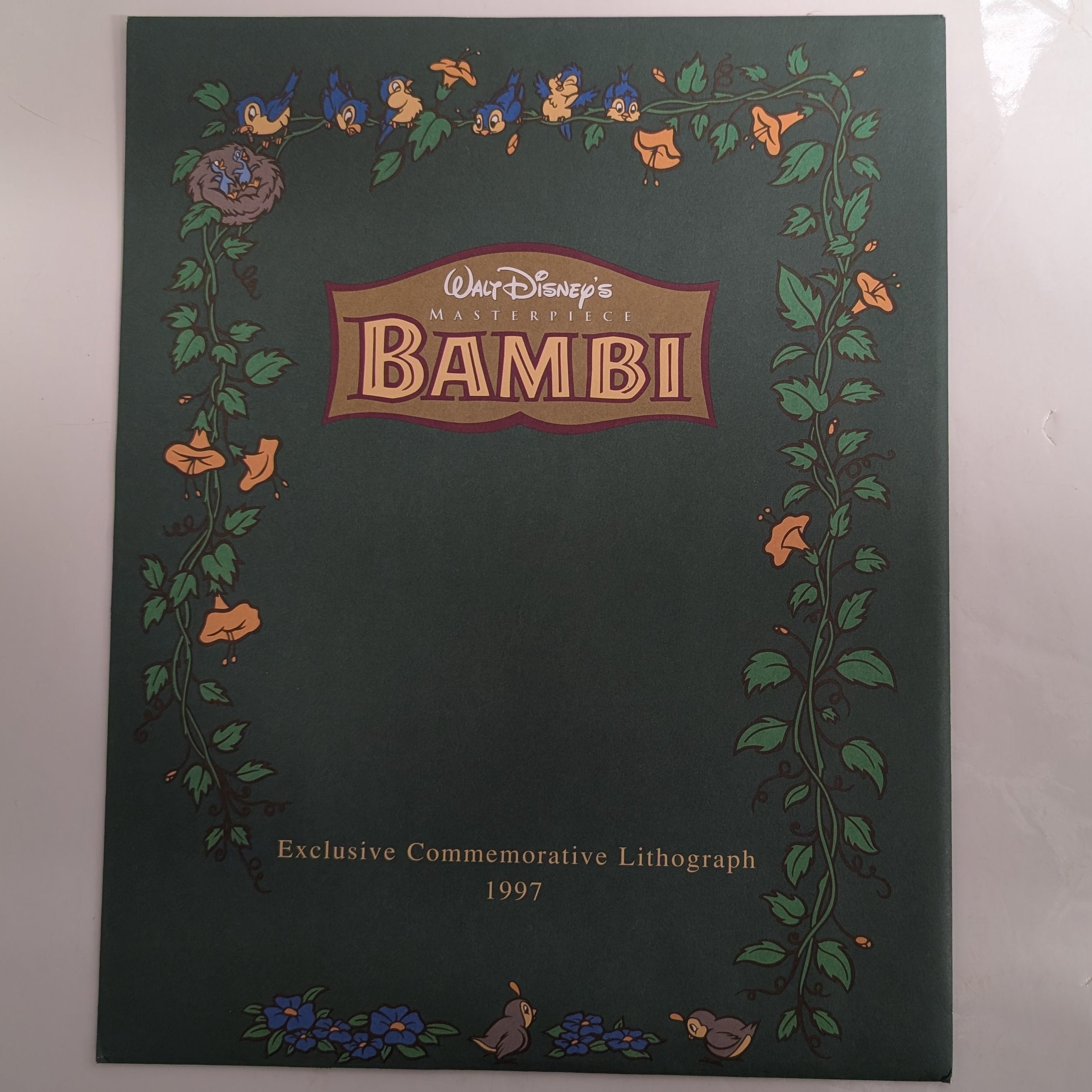 1997 Disney Bambi Lithograph
