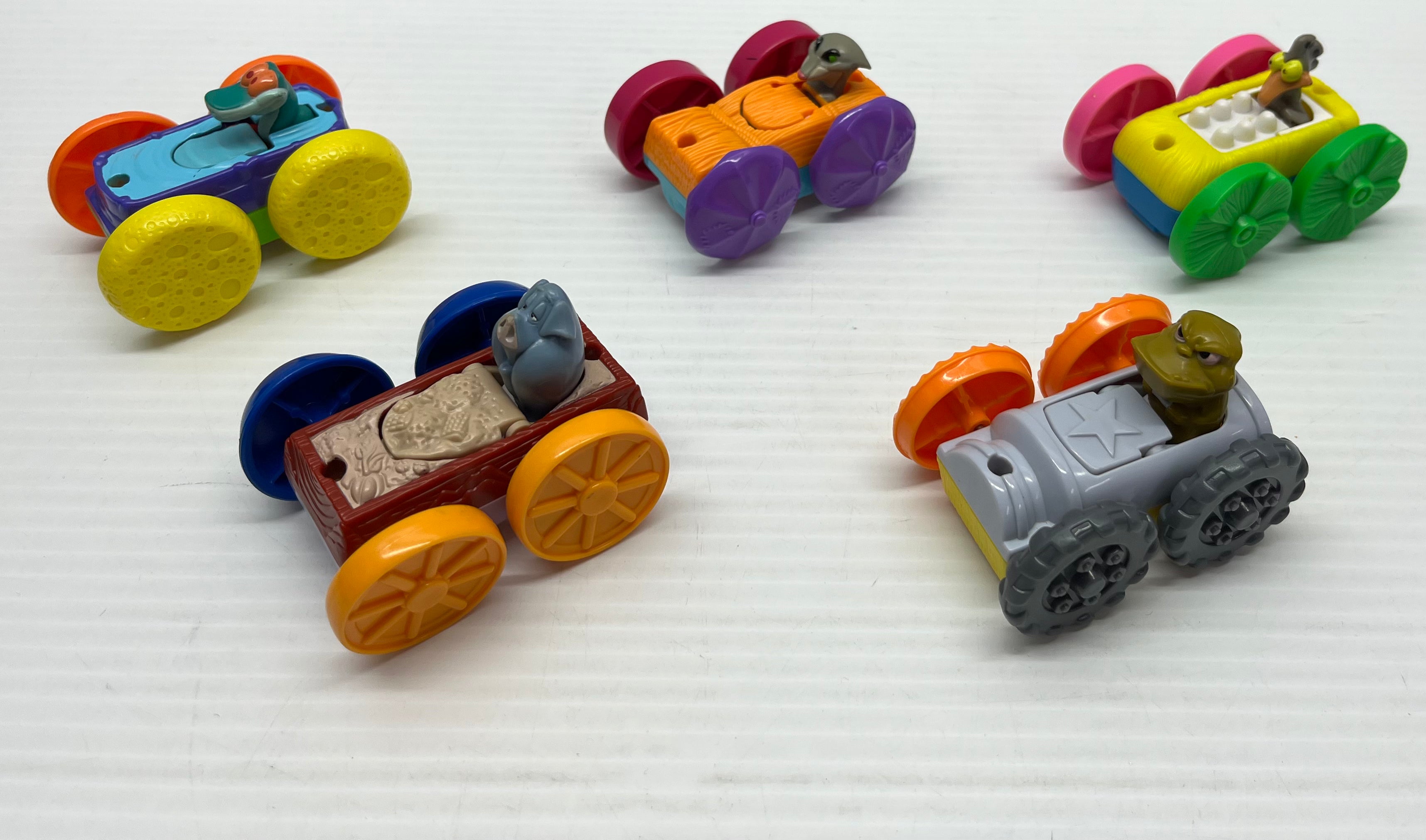 1998 101 Dalmations Flip Cars McDonald's Happy Meal Toys