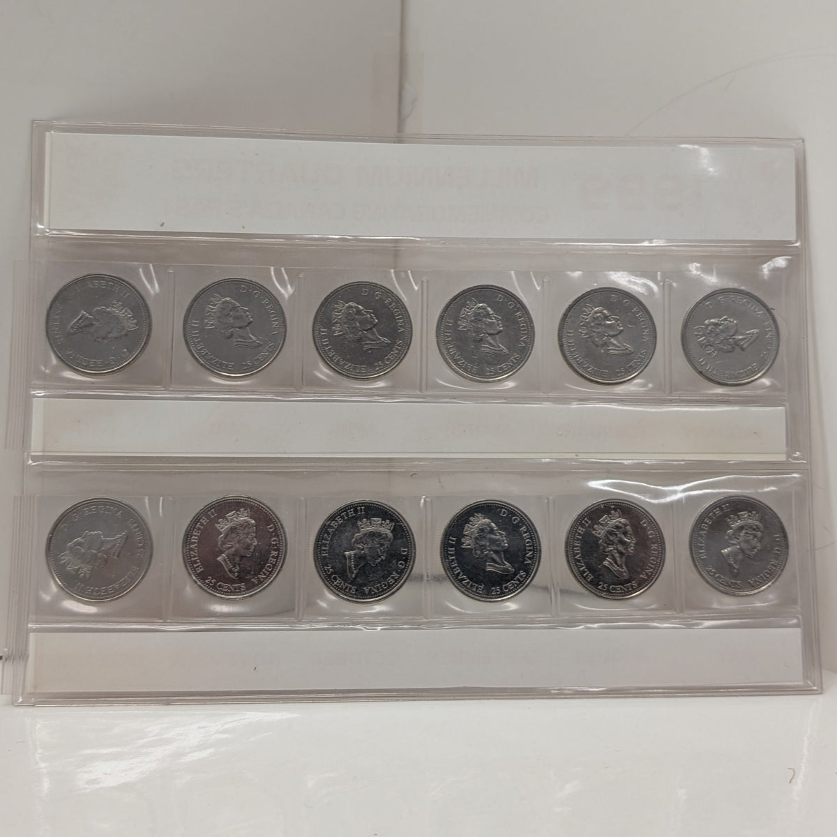 1999 Commemorating Canada’s Past Millennium Quarters Set
