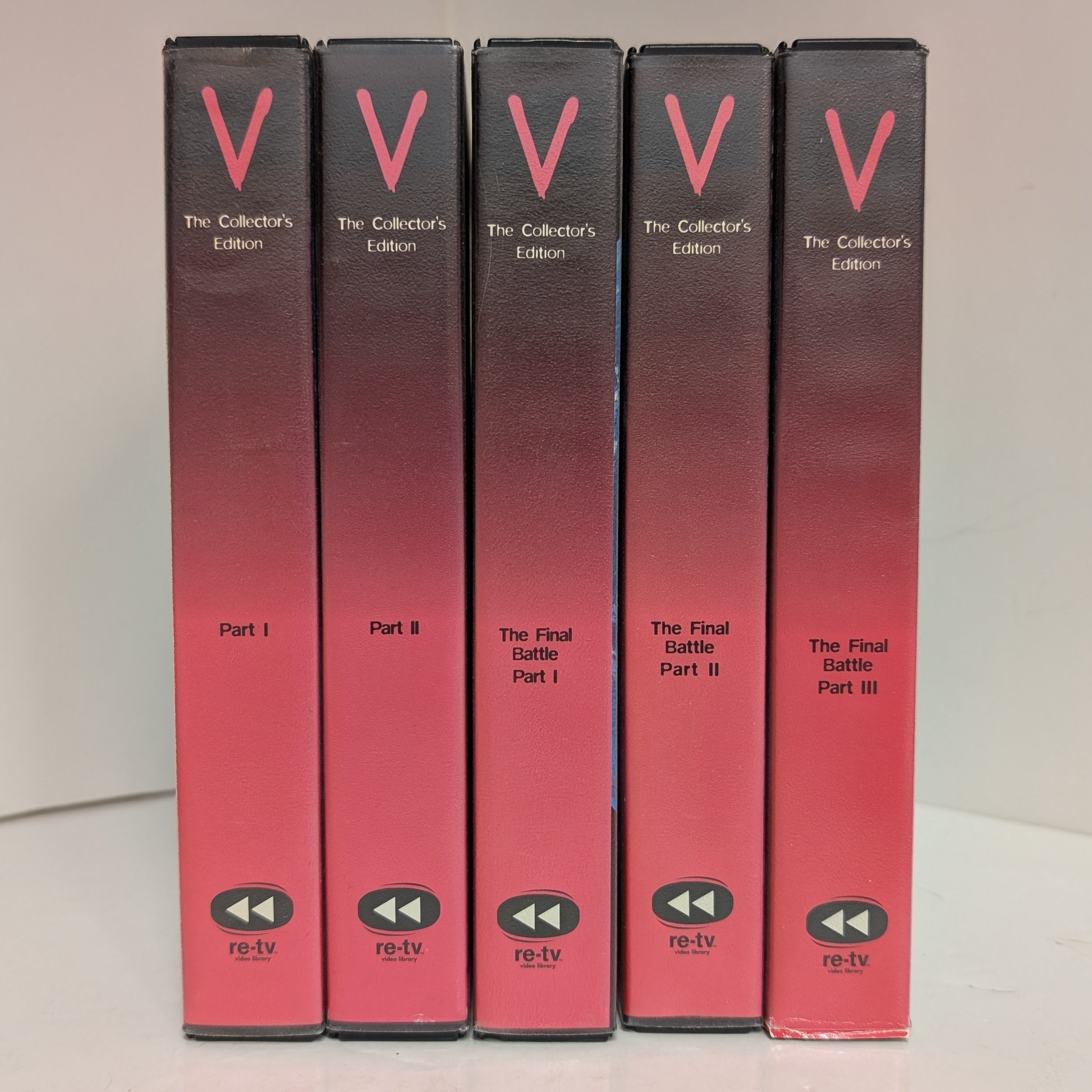 V: The Original Miniseries & V: The Final Battle VHS Set 