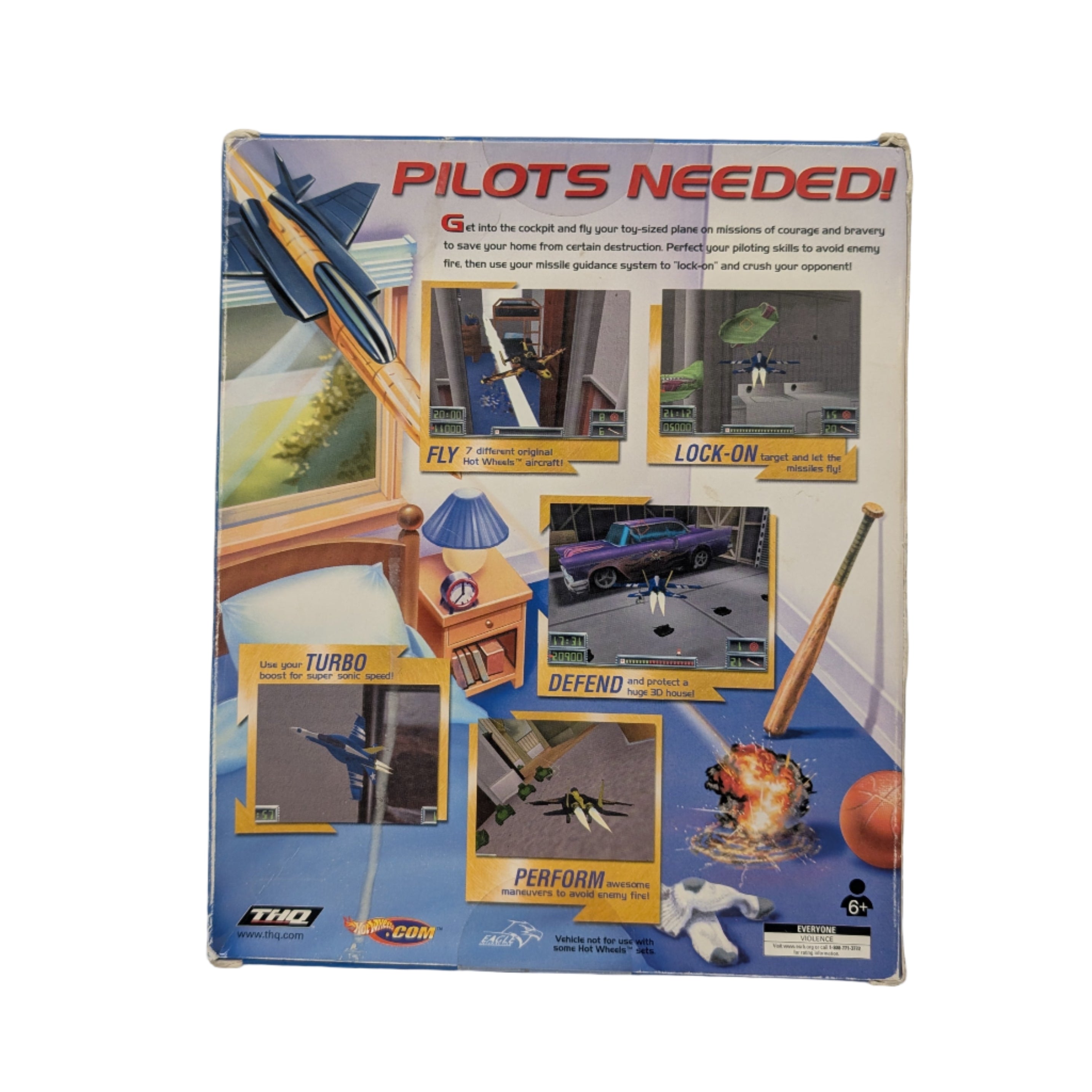 2001 Hot Wheels Jetz PC THQ Flying Sim