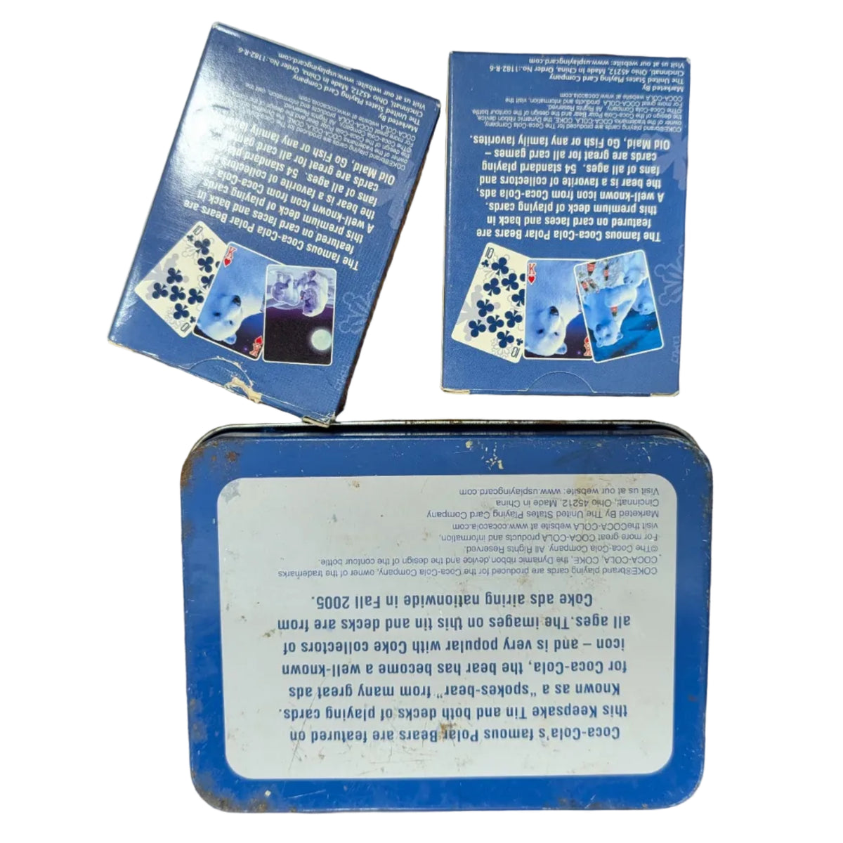 2005 Coca-Cola Polar Bear Playing Cards