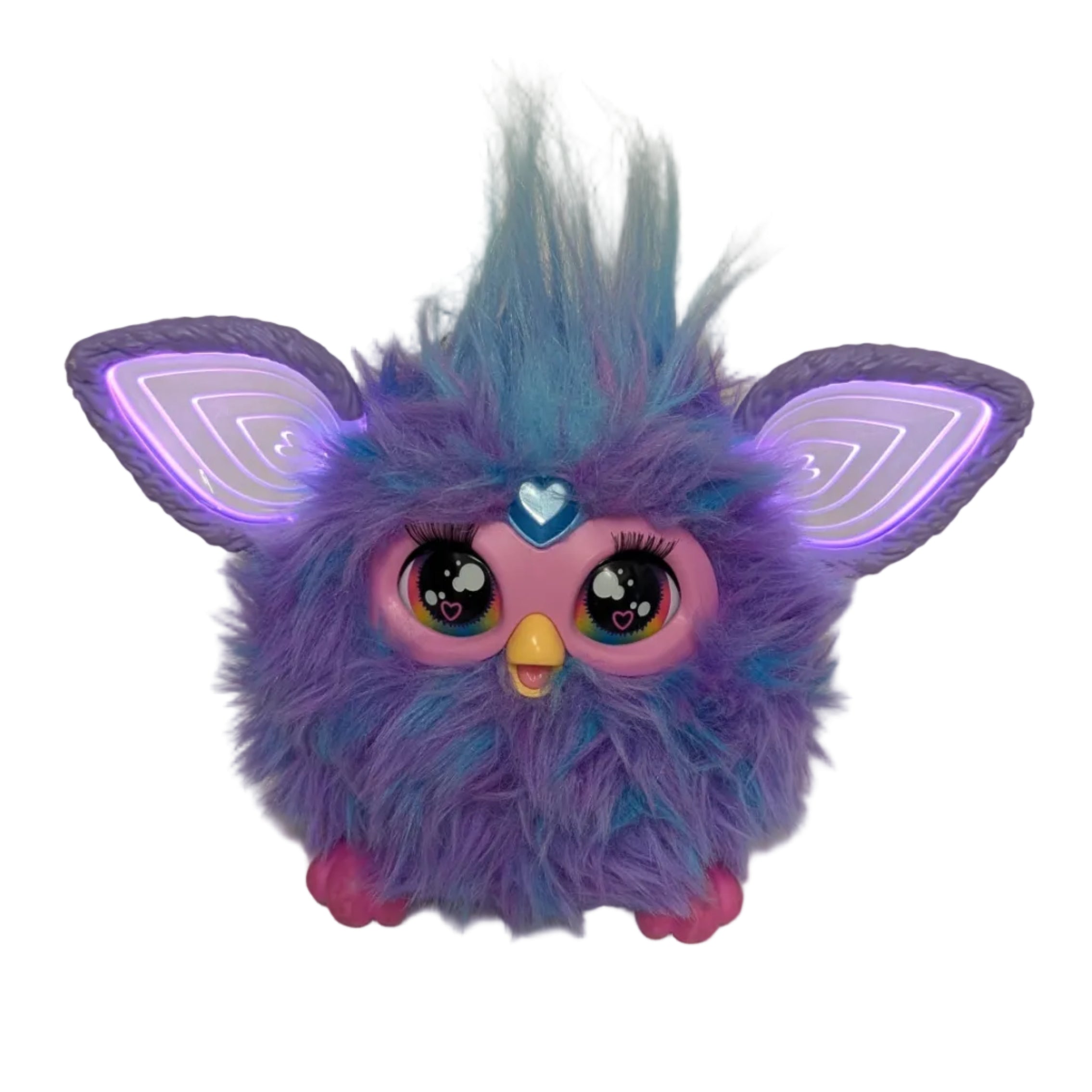 2023 Hasbro Furby Blue Purple Plush Interactive Toy