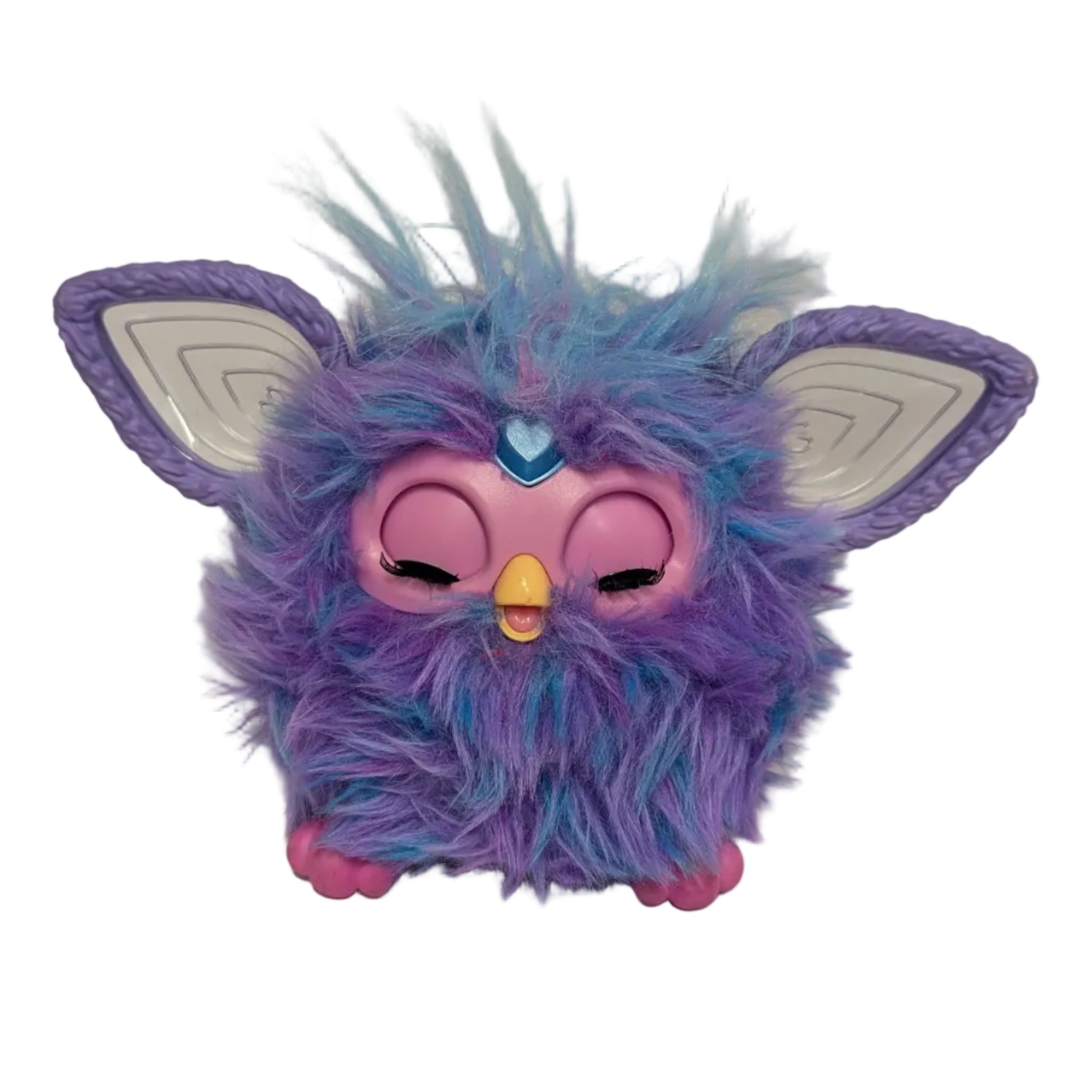 2023 Hasbro Furby Blue Purple Plush Interactive Toy