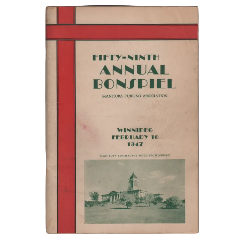 59th Annual Bonspiel Yearbook – Manitoba Curling Association (1947)