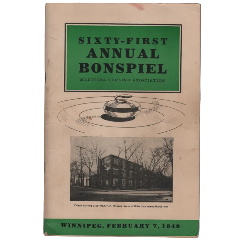 61st Annual Bonspiel Yearbook – Manitoba Curling Association (1949)