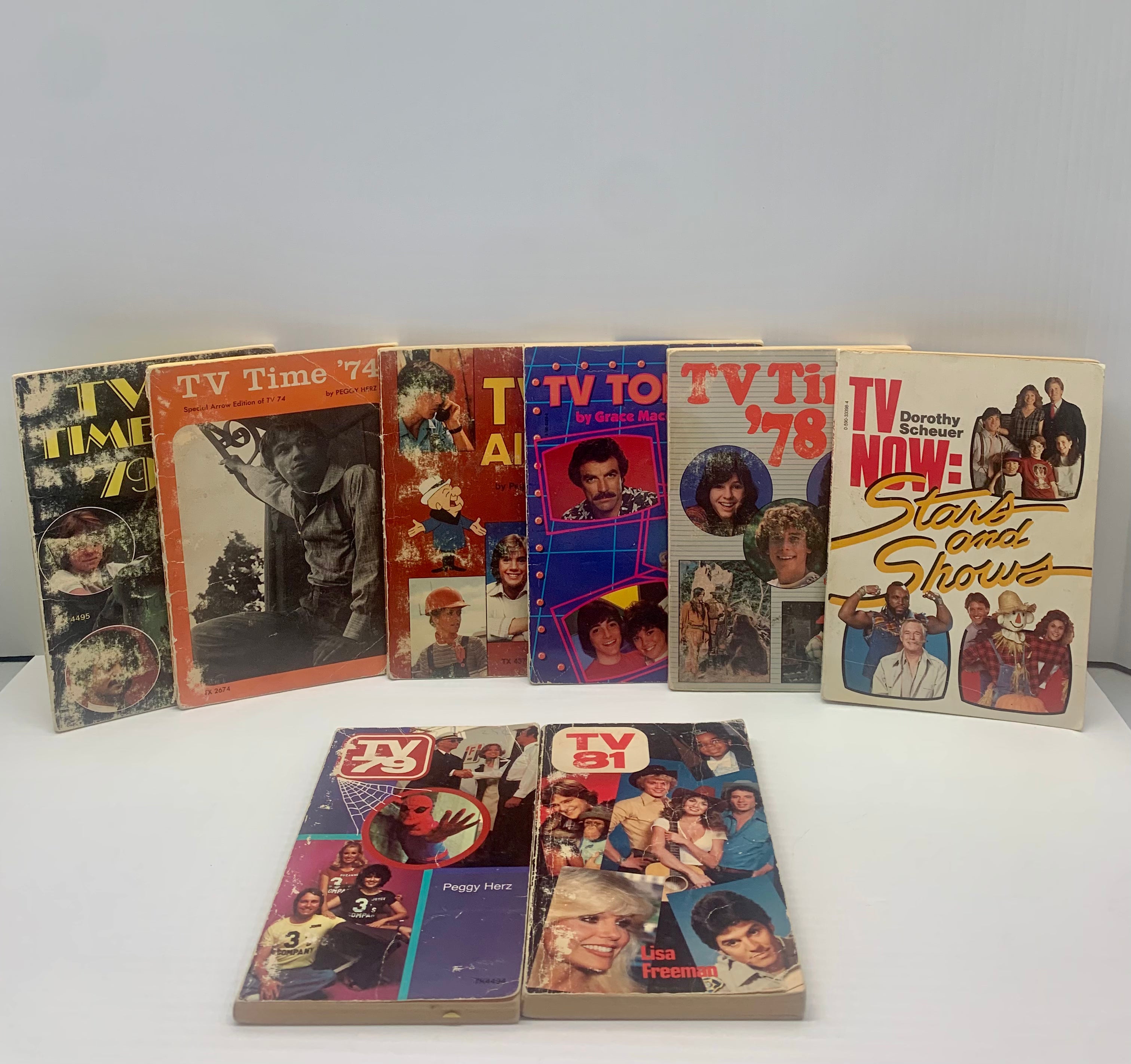 70s & 80s TV Time Books (set of 8)