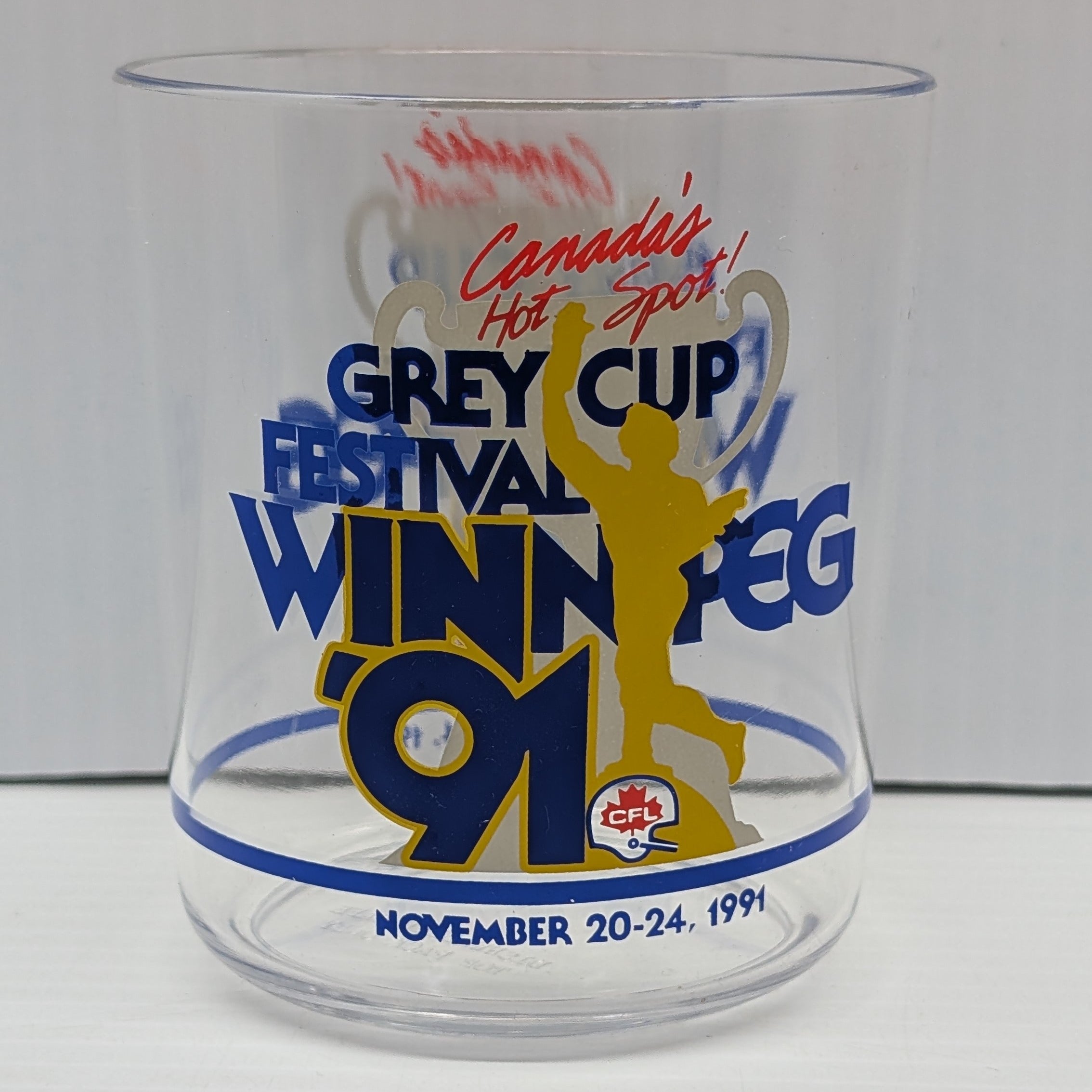 79th Grey Cup Souvenir Cup - Winnipeg '91