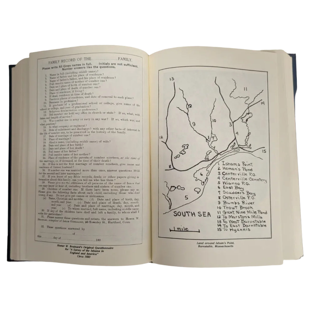 An Index of the Ishams in England and America – Hardcover (1984)