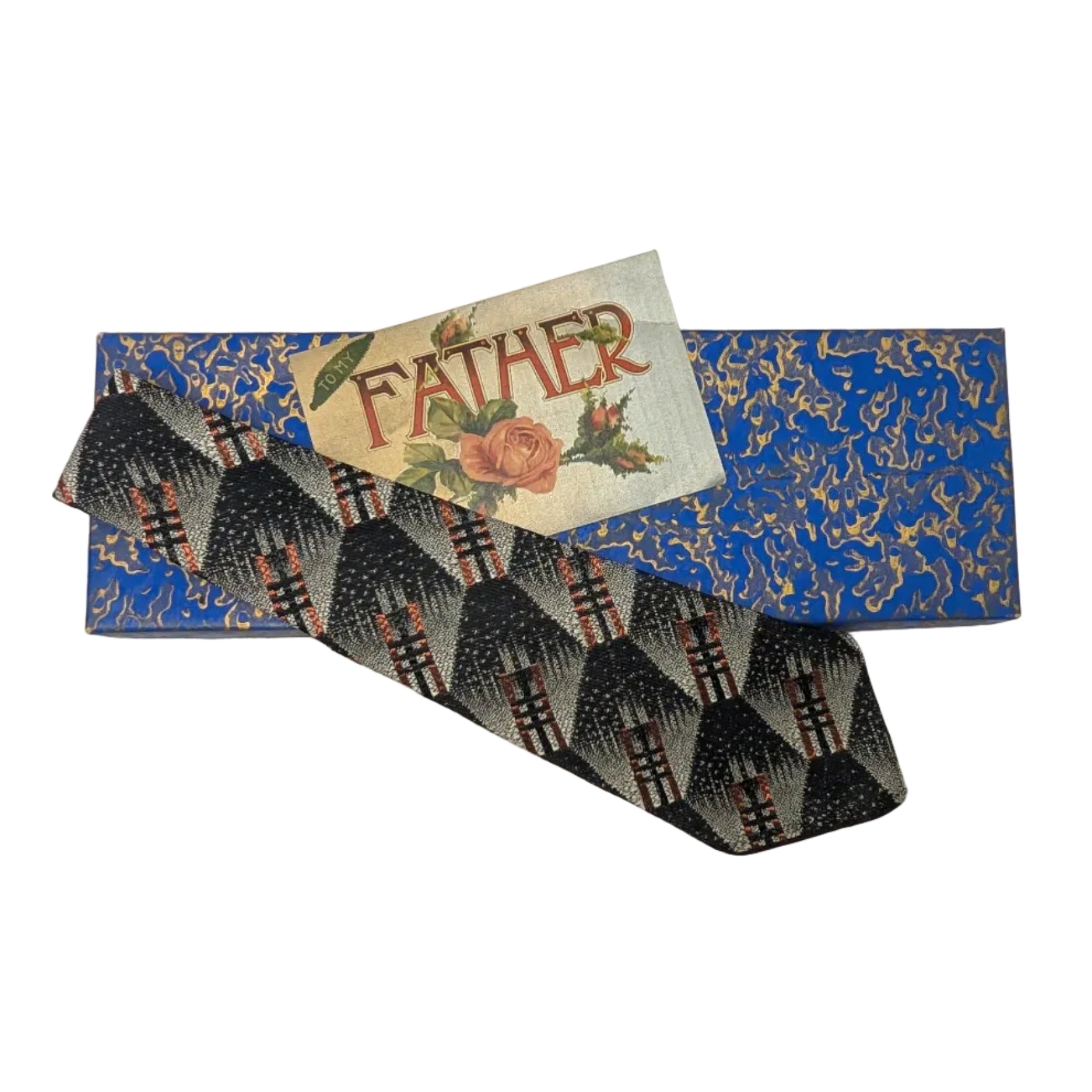 Antique 1910s Silk Teck Tie