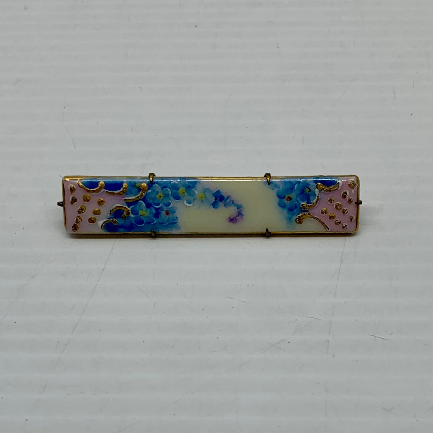 Antique Forget-me-not Bar Brooch