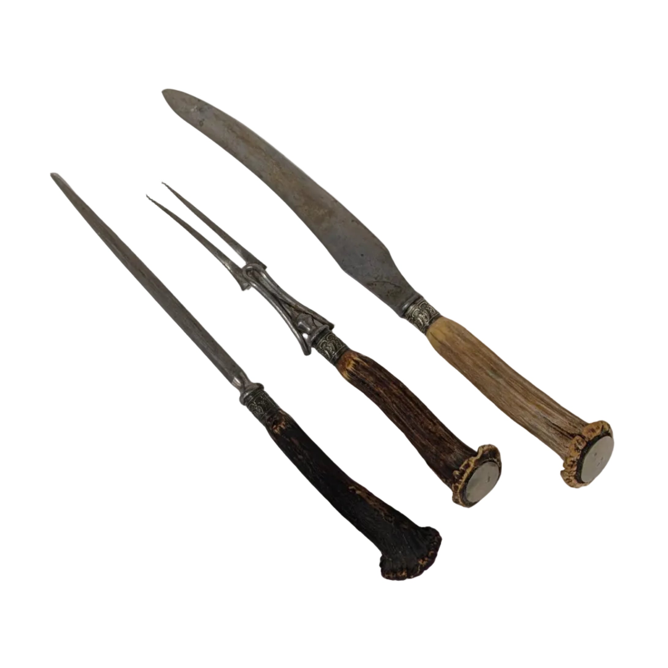 Antique Maleham & Yeomans Cutlers Sheffield Carving Set
