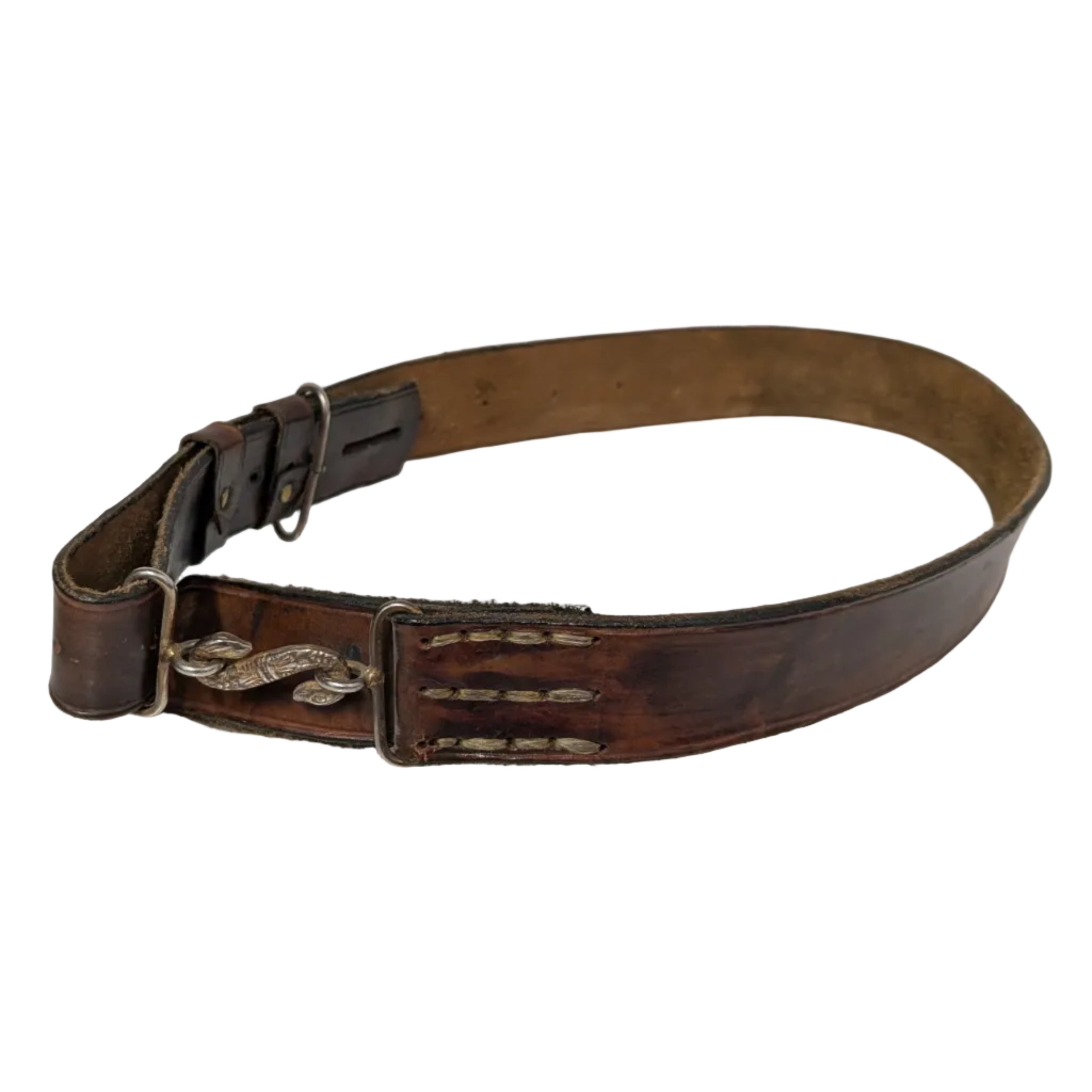 Antique Military Snake Belt