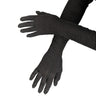 Antique Niagara Maid Gloves – Black Silk with Snaps