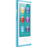 A light blue and white iPod Touch device shown from a three-quarter angle against a plain white background.