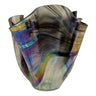 Artisan Oil Slick Effect Handkerchief Vase