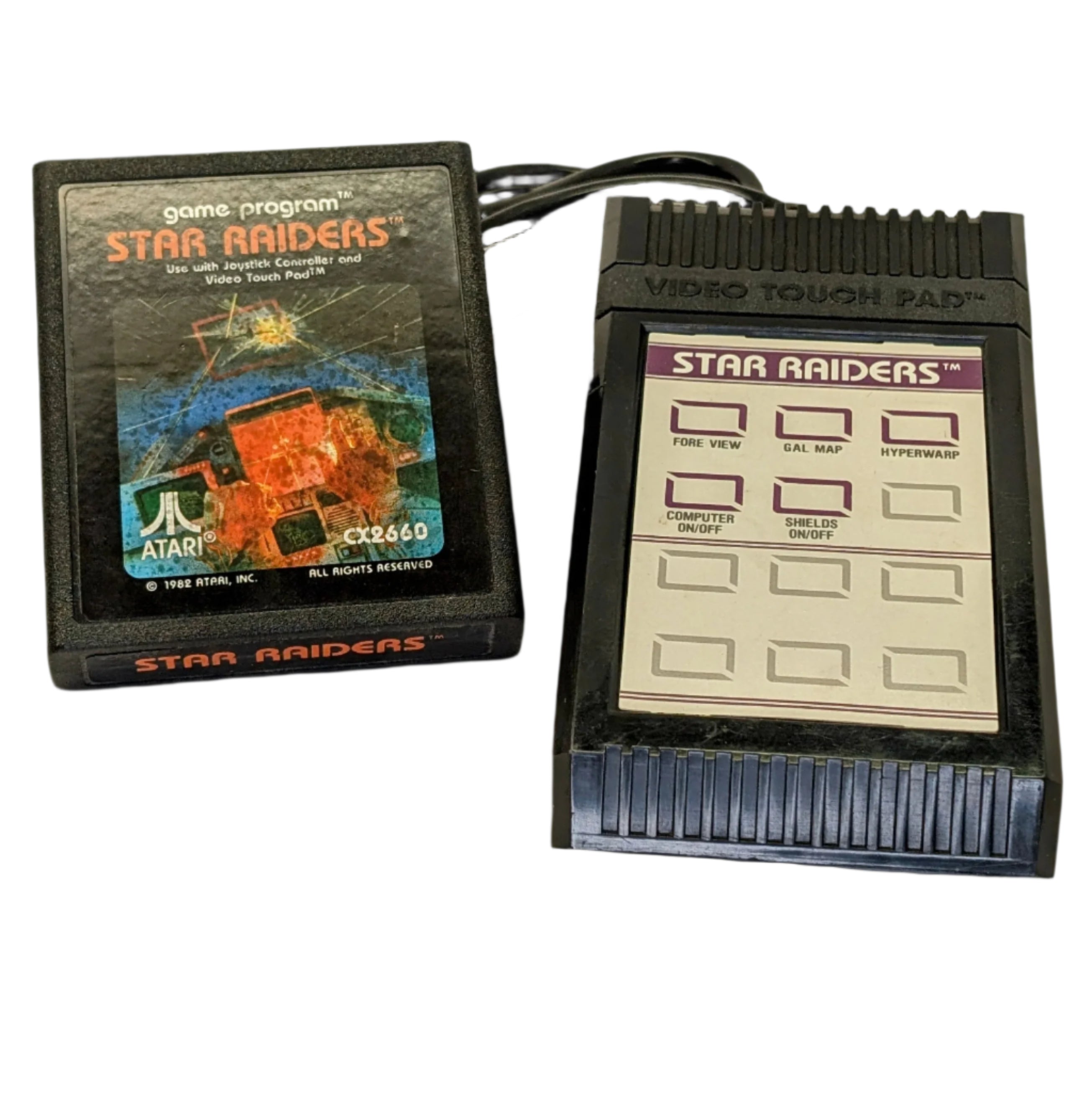 Atari 2600 Game: Star Raiders with Video Touch Pad