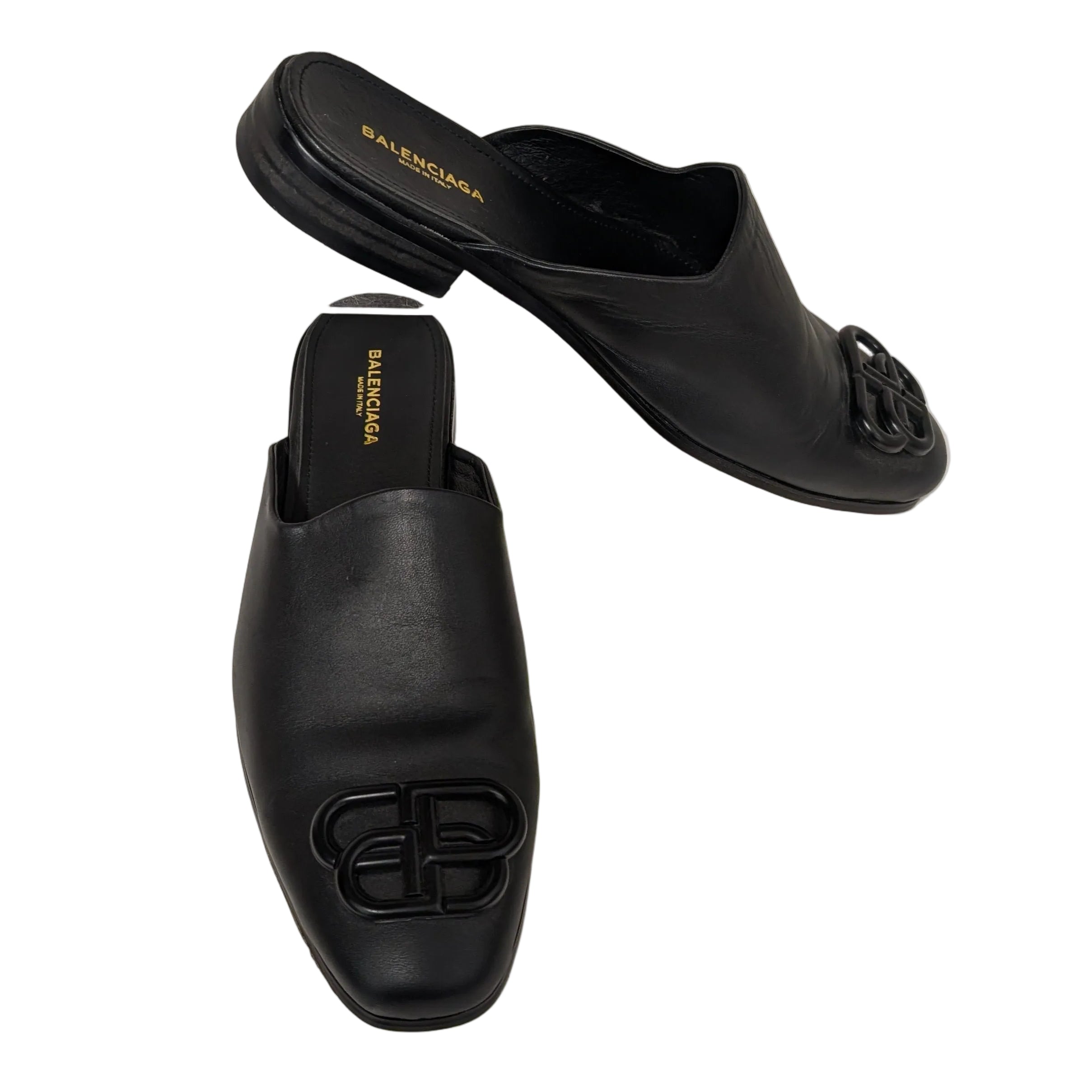 Balenciaga Leather Mules — Men's Size 44