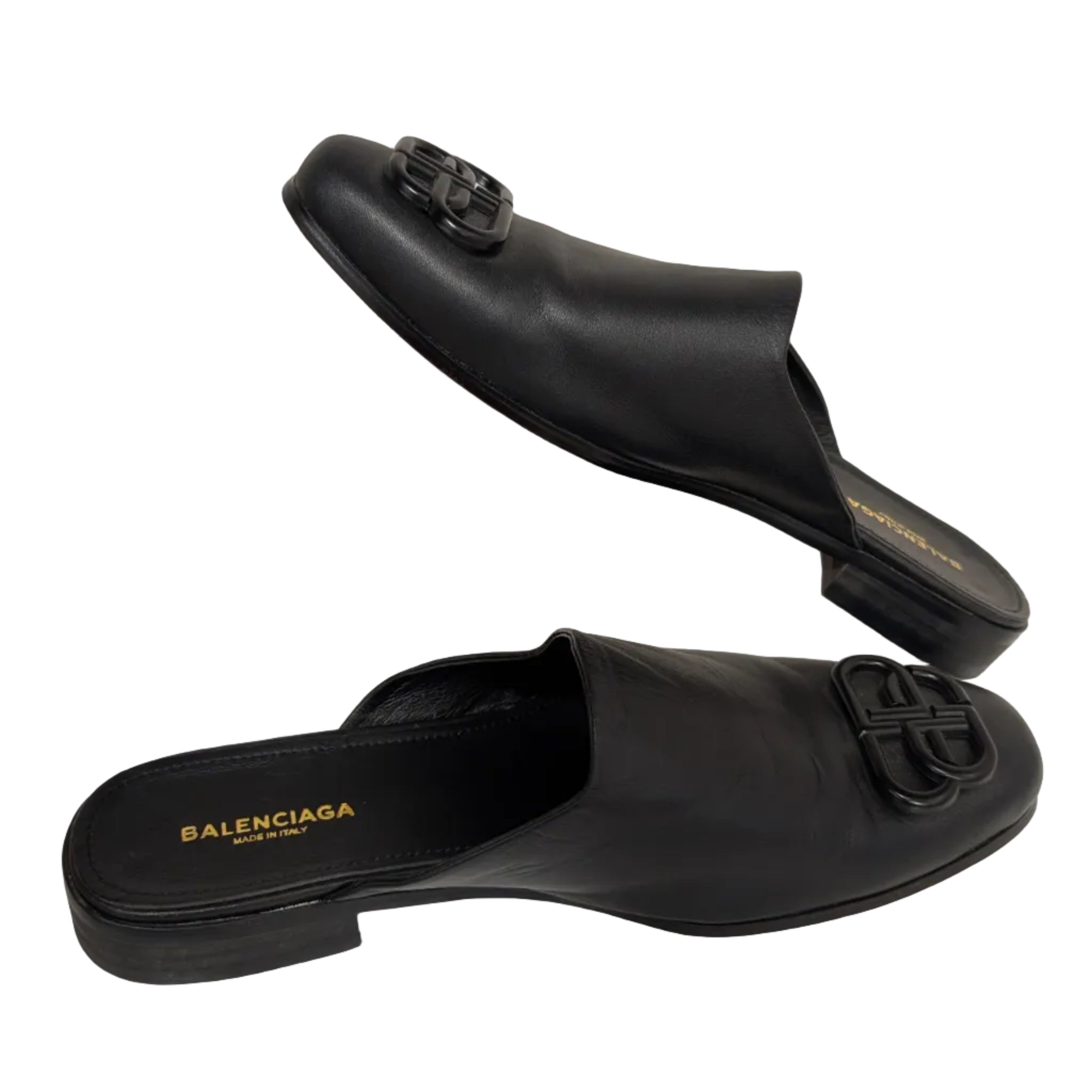 Balenciaga Leather Mules — Men's Size 44