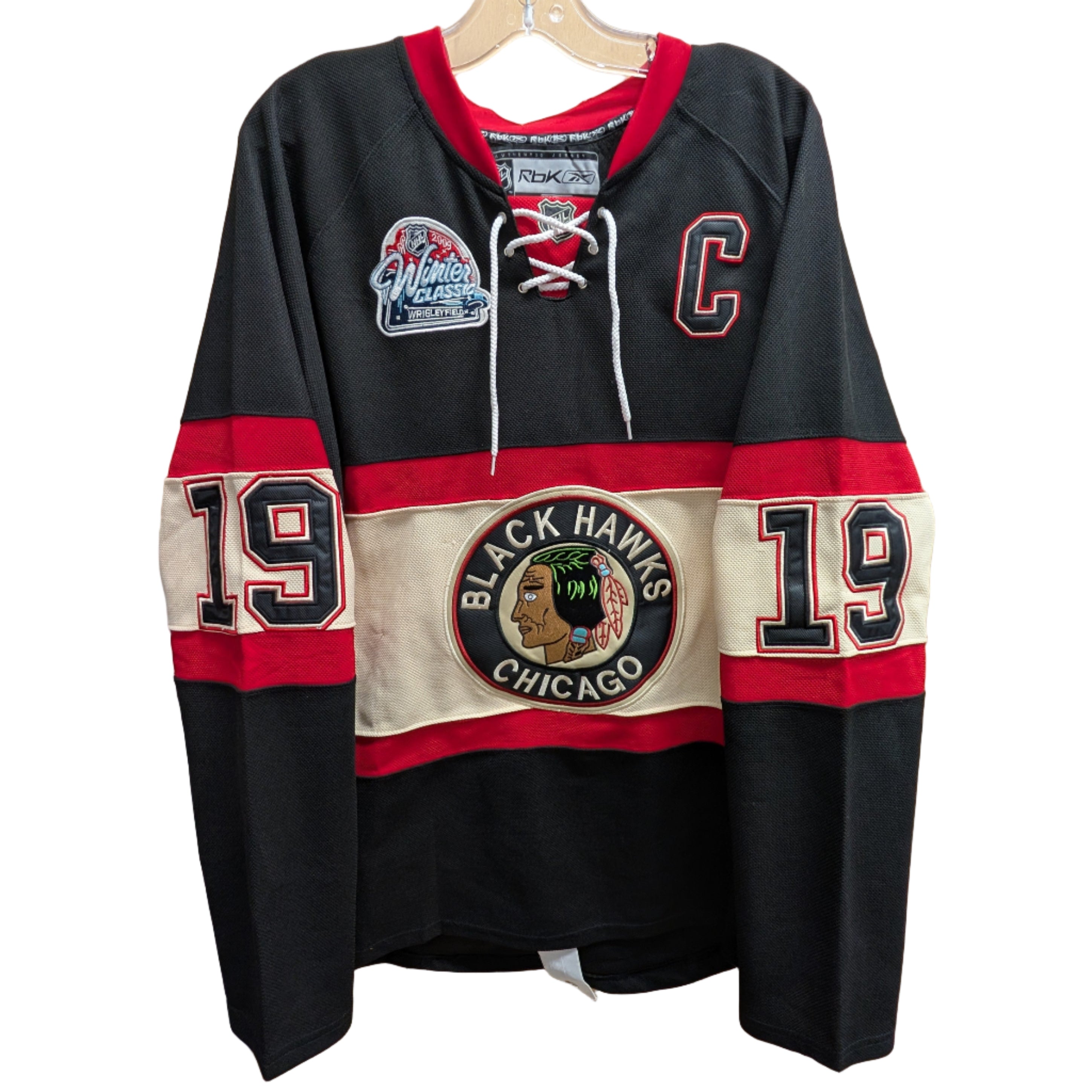 Reebok CCM Chicago Blackhawks Jonathan Toews #19 Jersey