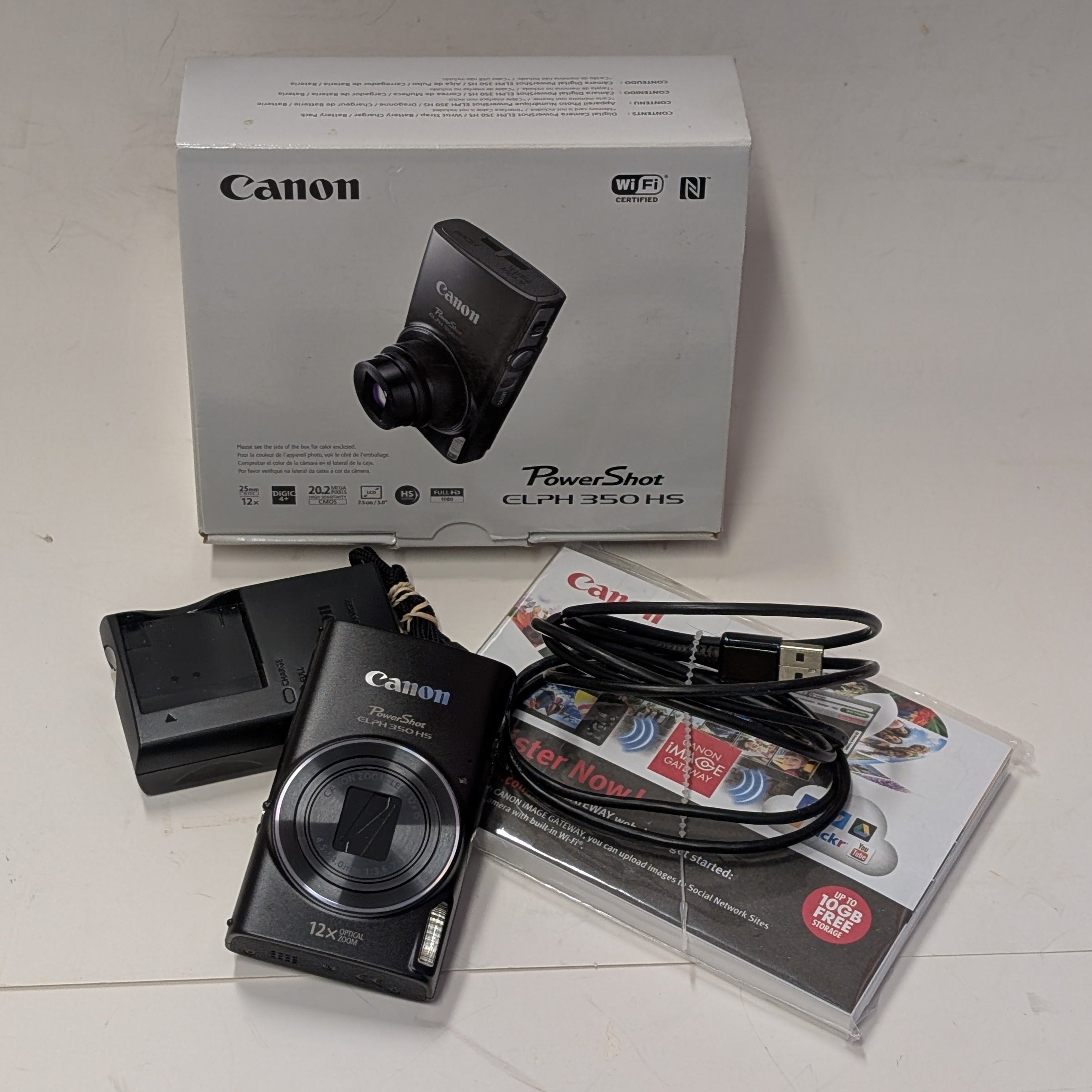 Canon PowerShot ELPH 350 HS 20.2-Megapixel Digital Camera 