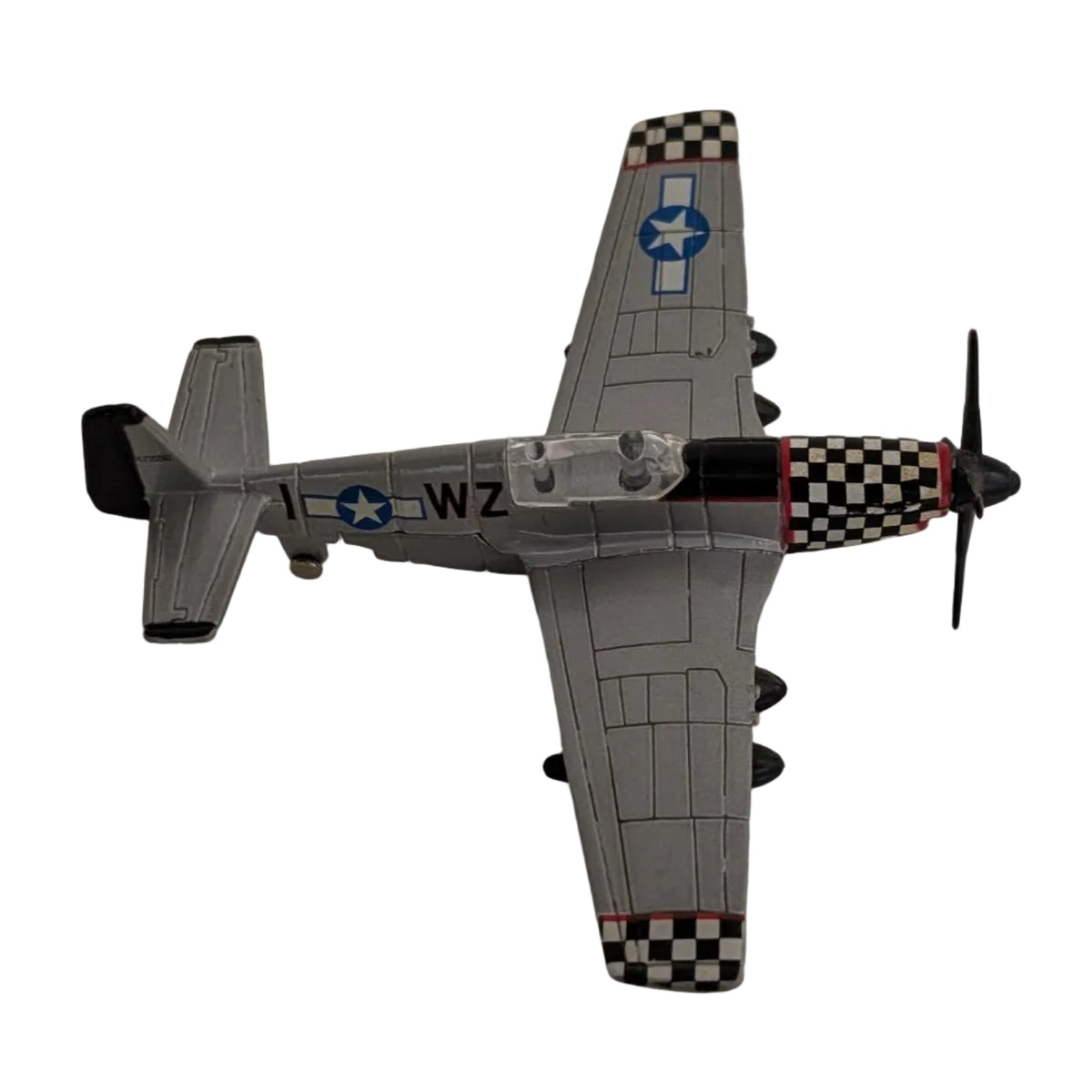 Diecast WWII P-51 Mustang Plane