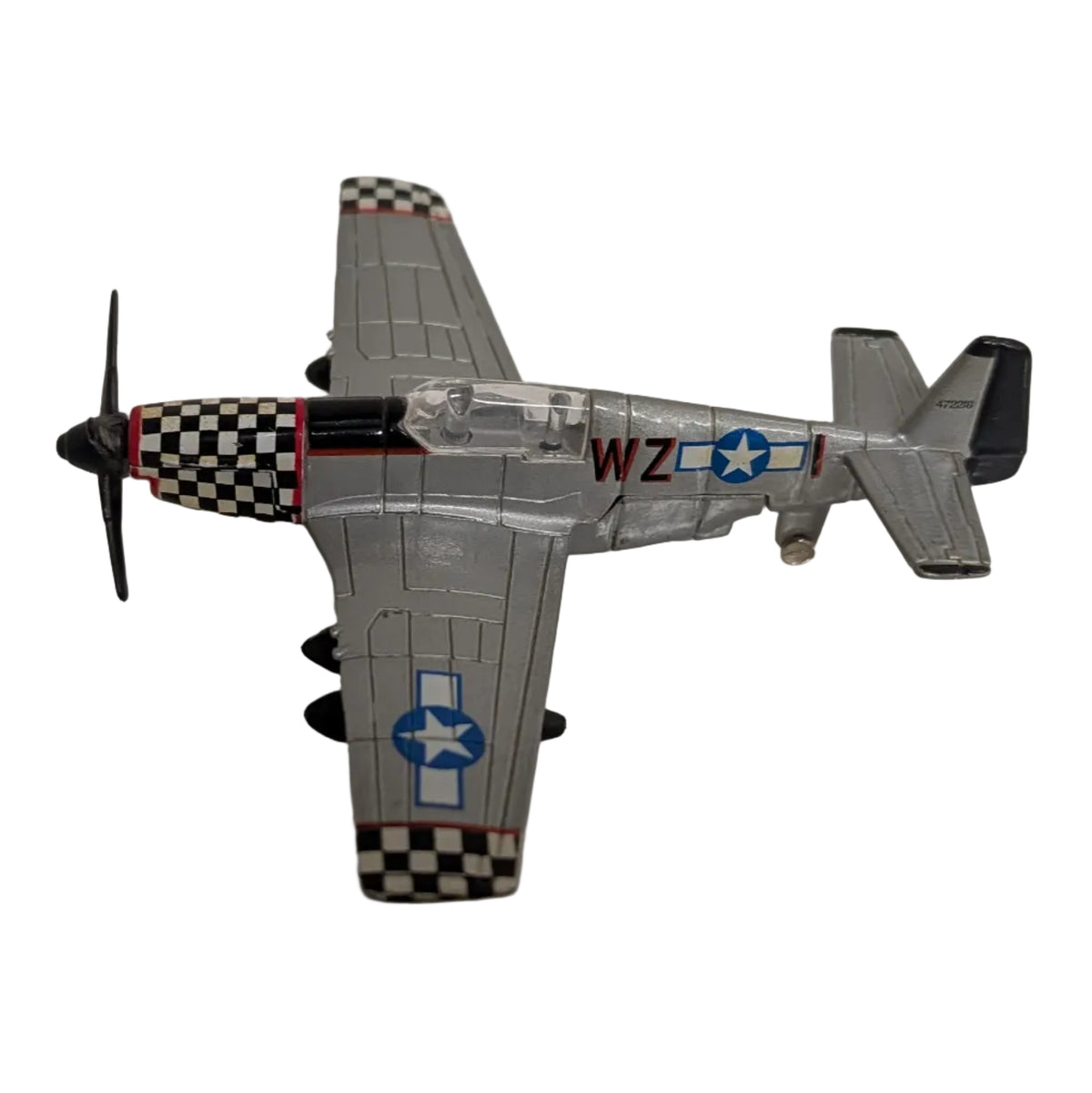 Diecast WWII P-51 Mustang Plane