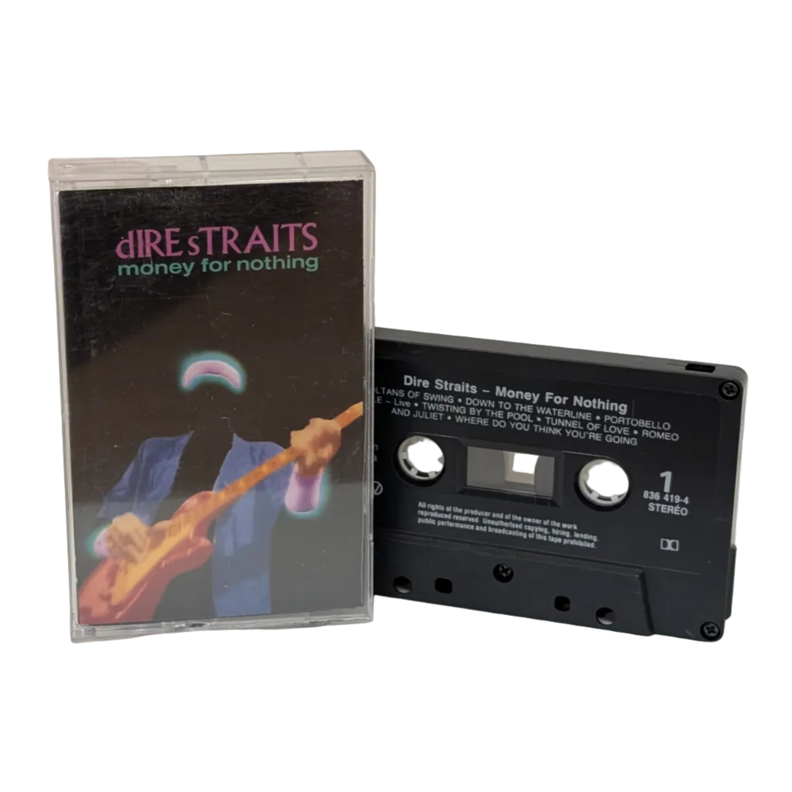 Dire Straits - Money for Nothing - Cassette Tape