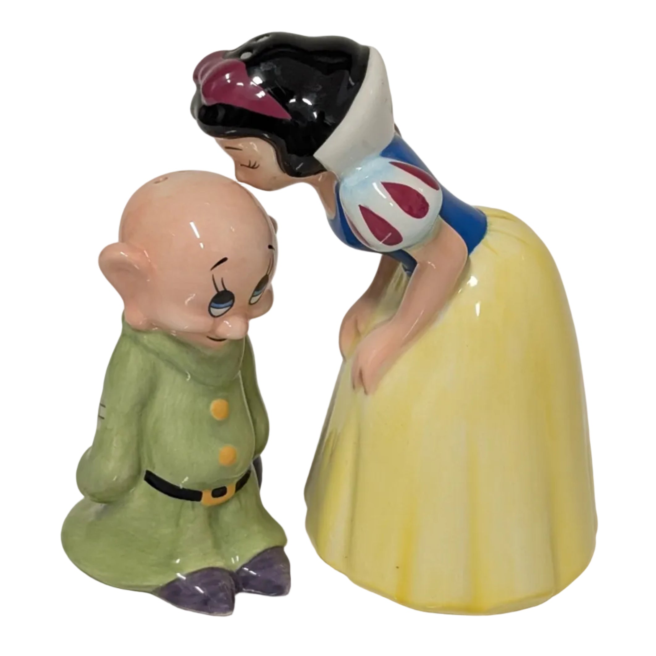 Disney Snow White & Dopey Ceramic Salt and Pepper Shaker Set