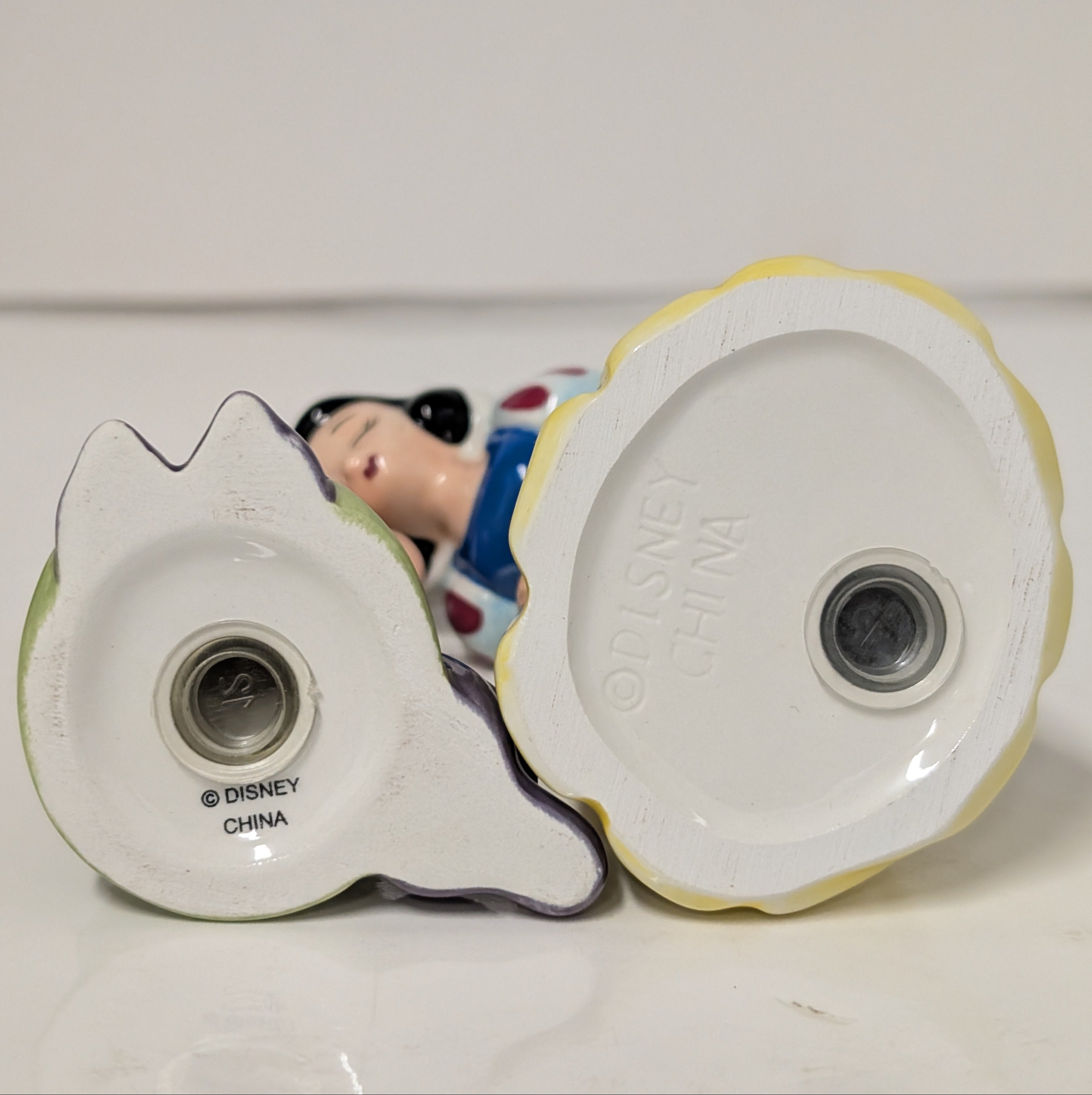 Disney Snow White & Dopey Ceramic Salt and Pepper Shaker Set