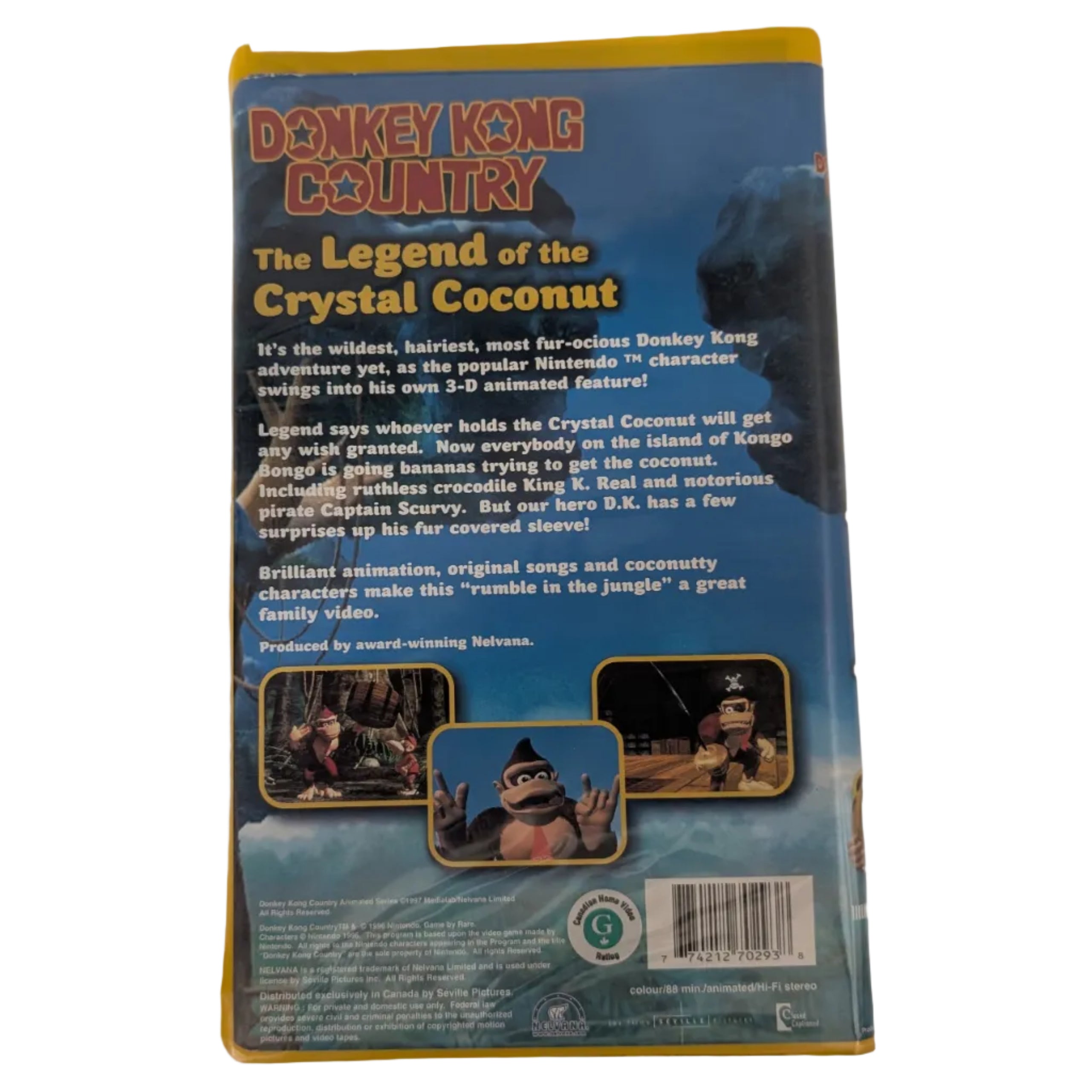 Donkey Kong Country: The Legend of the Crystal Coconut VHS