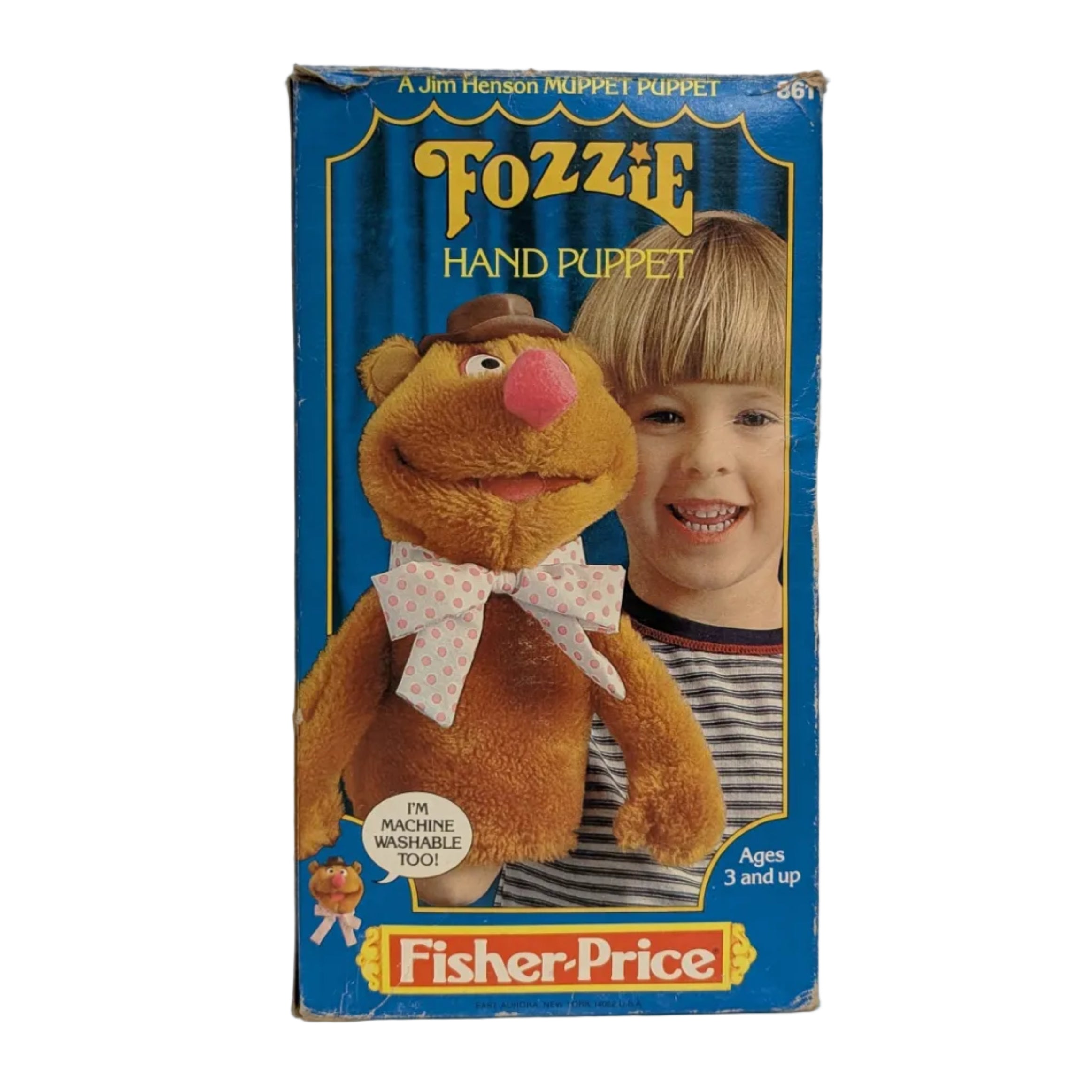 Fisher-Price Fozzie Bear Hand Puppet – Vintage Box Only