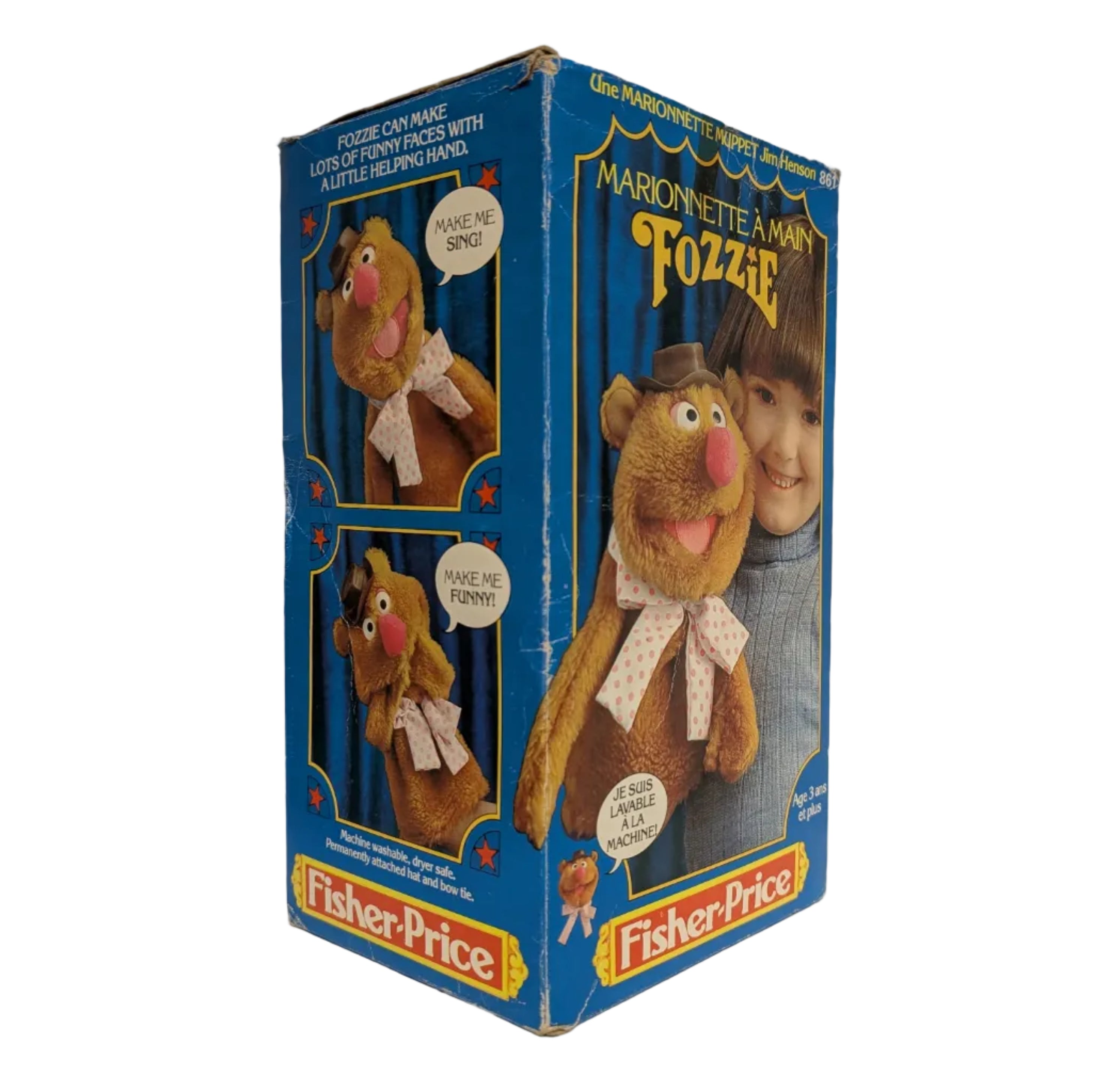 Fisher-Price Fozzie Bear Hand Puppet – Vintage Box Only