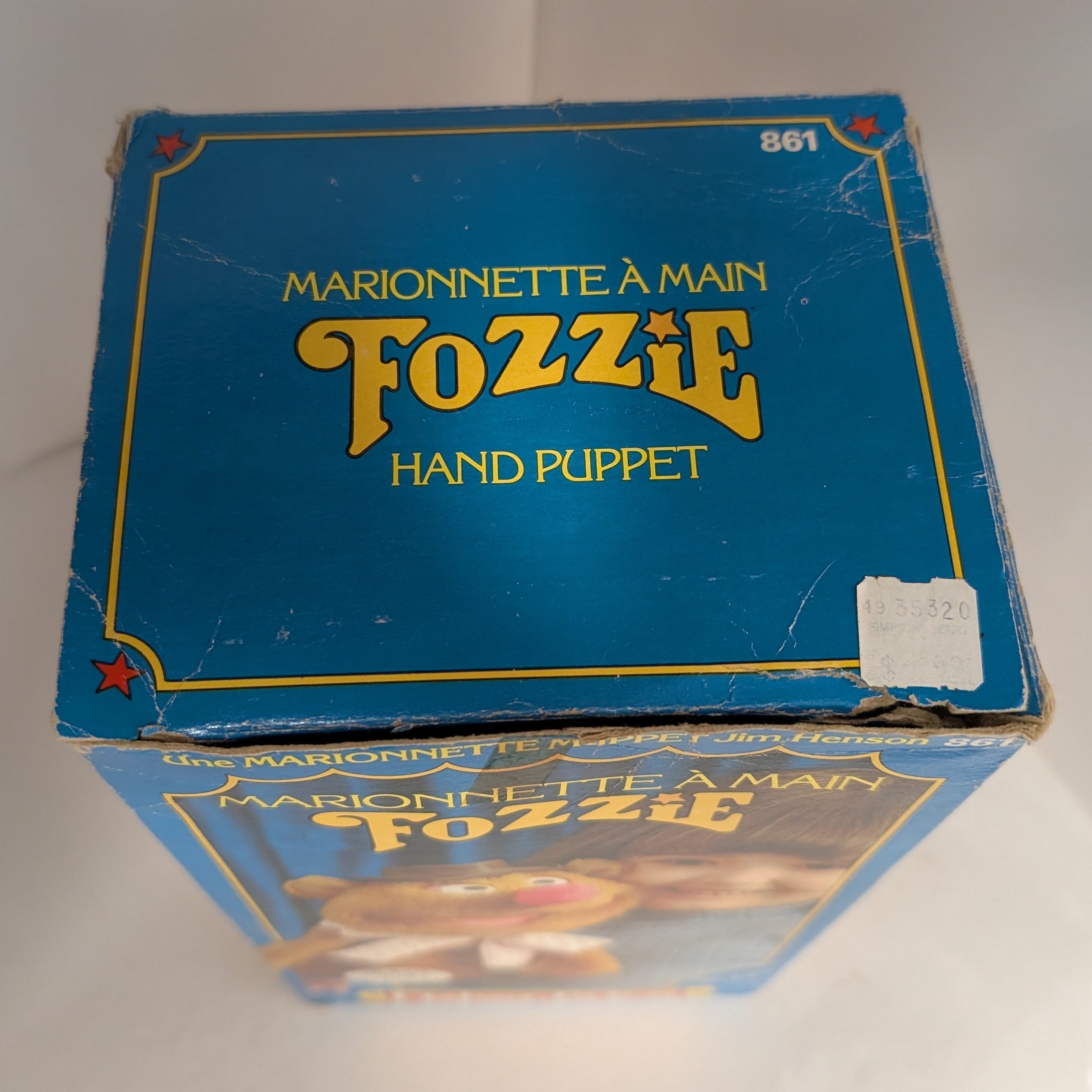 Fisher-Price Fozzie Bear Hand Puppet – Vintage Box Only