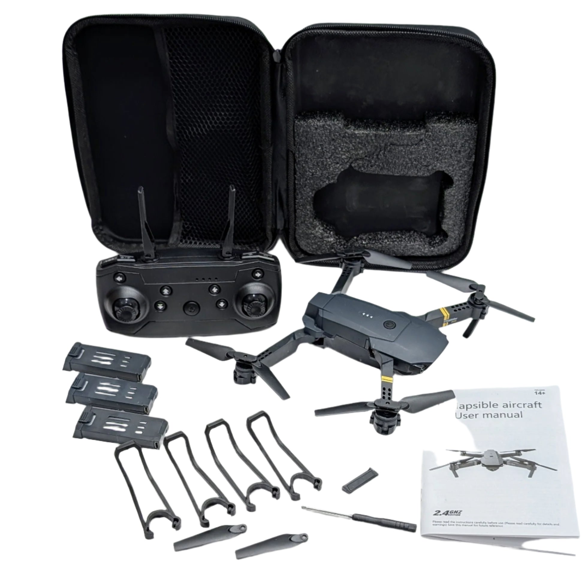 Foldable Mini 500W Wifi FPV Drone RC Quadcopter