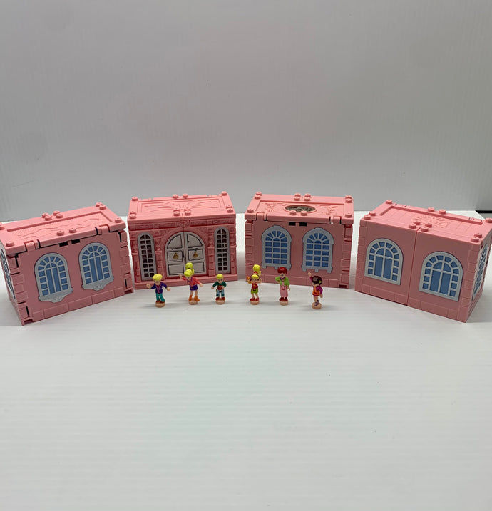 1999 Polly Pocket Dream Mansion Builders (set of 4)