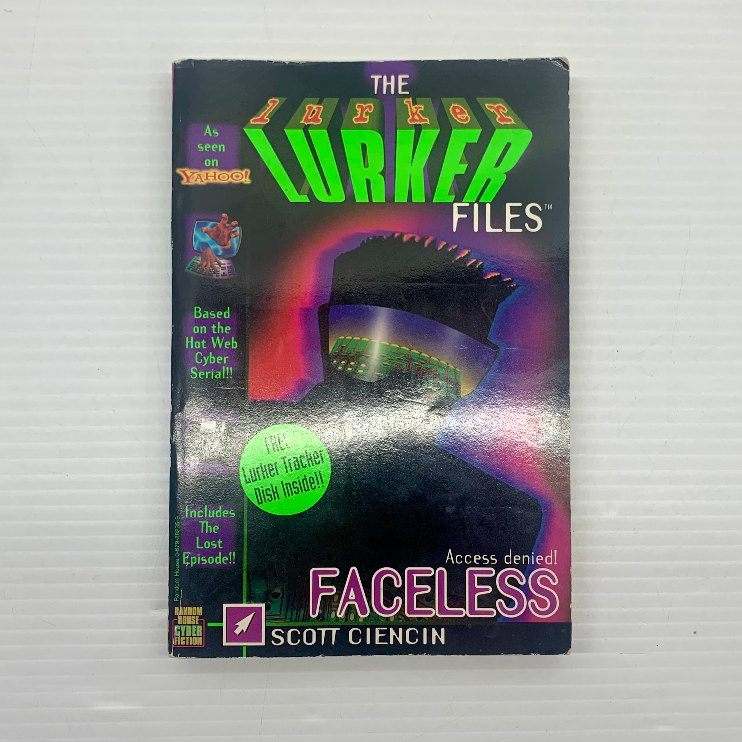1996 The Lurker Faceless With Tracker Disk | Collectible Book – Portage MCC