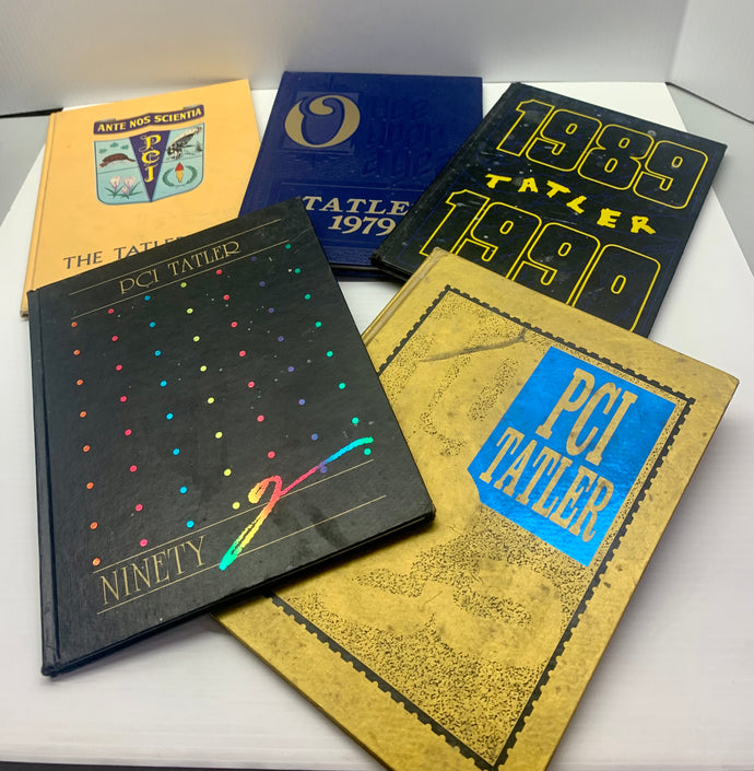 Vintage P.C.I Yearbook Collection